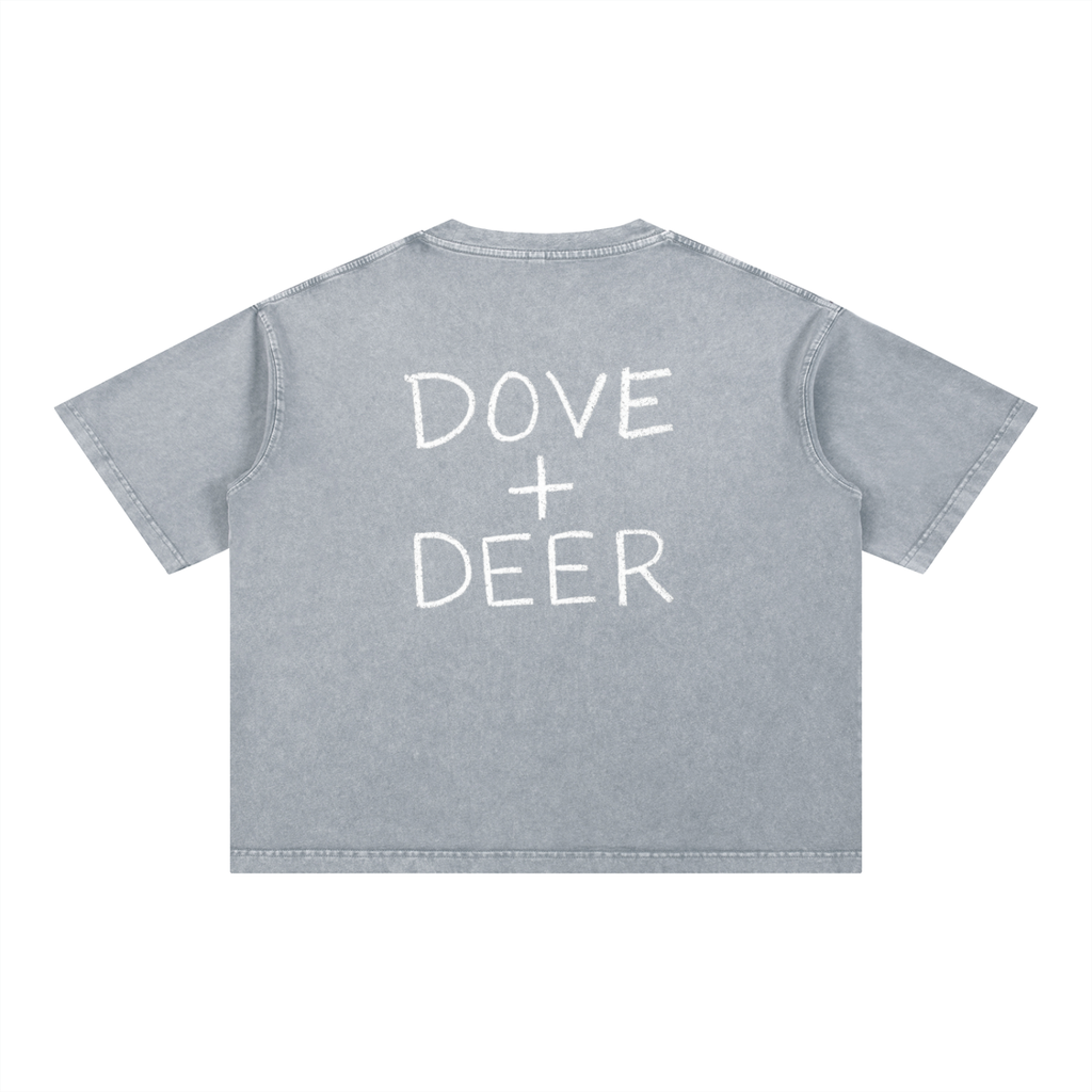 Ani's Cake Mineral Wash Boxy Cotton T-Shirt