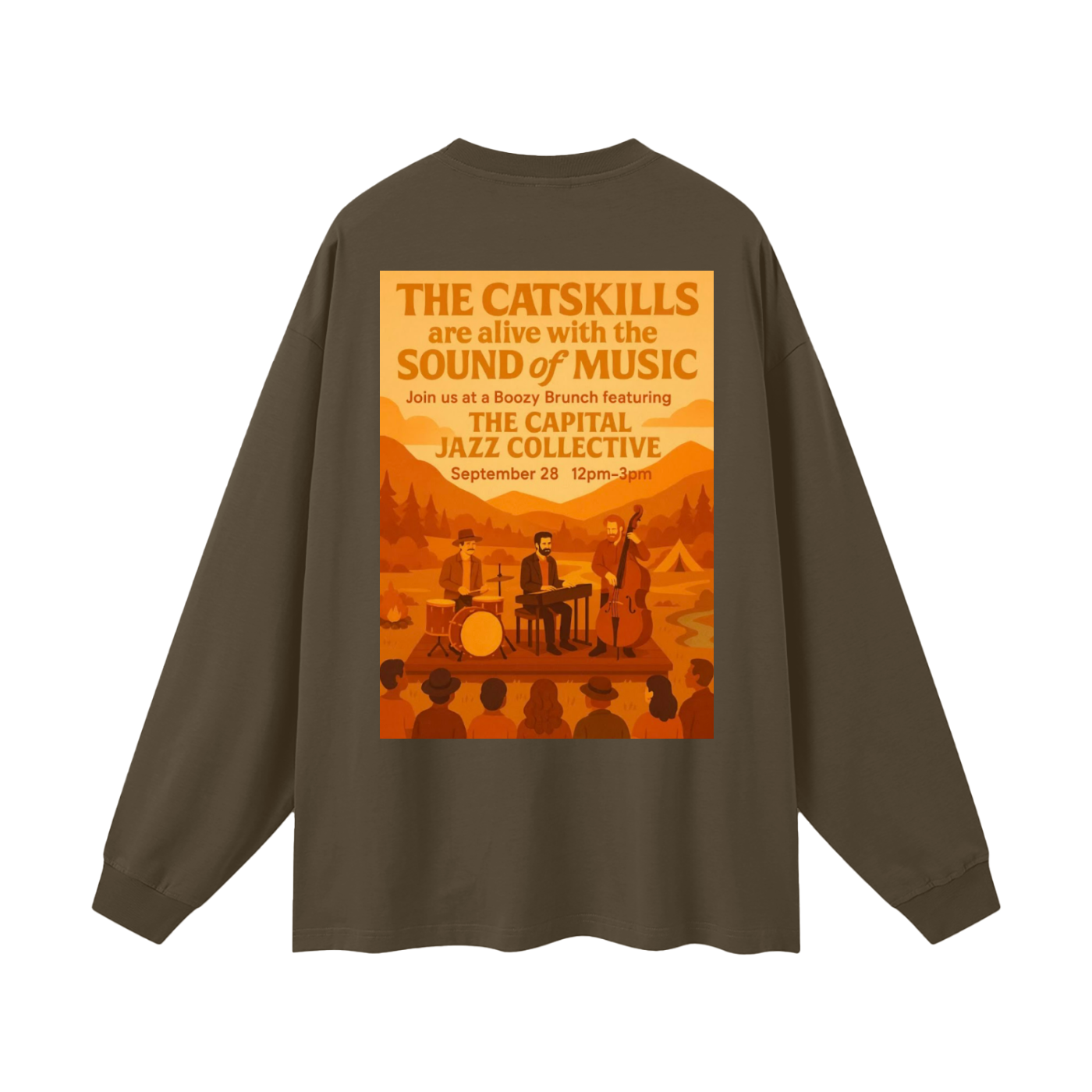 Capital Jazz Collective Fall Show Oversized Unisex Long Sleeve T-Shirt