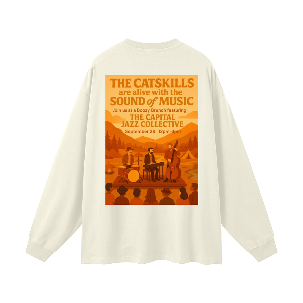 Capital Jazz Collective Fall Show Oversized Unisex Long Sleeve T-Shirt