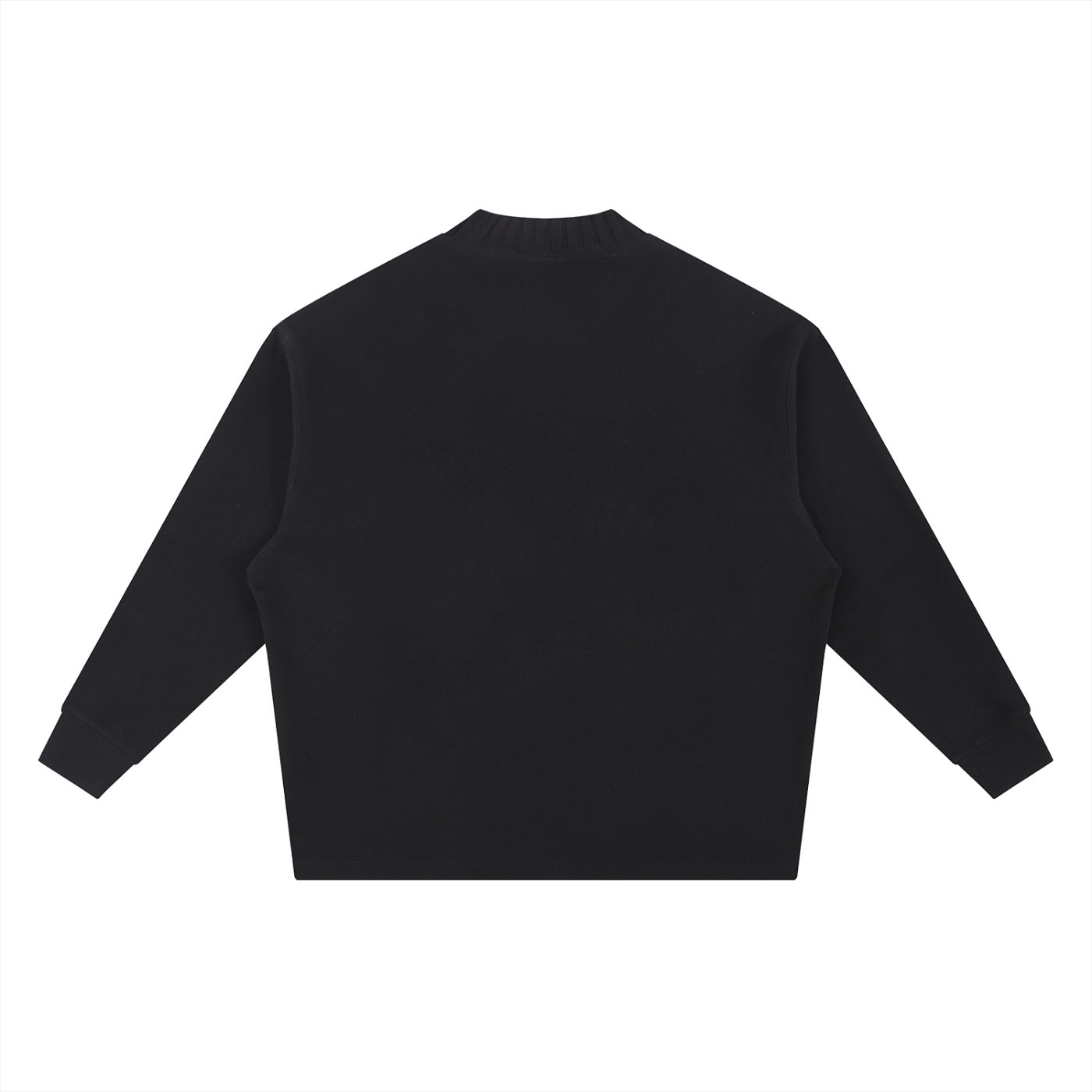 King of Champagne Knitted Round Neck Oversize Sweatshirt