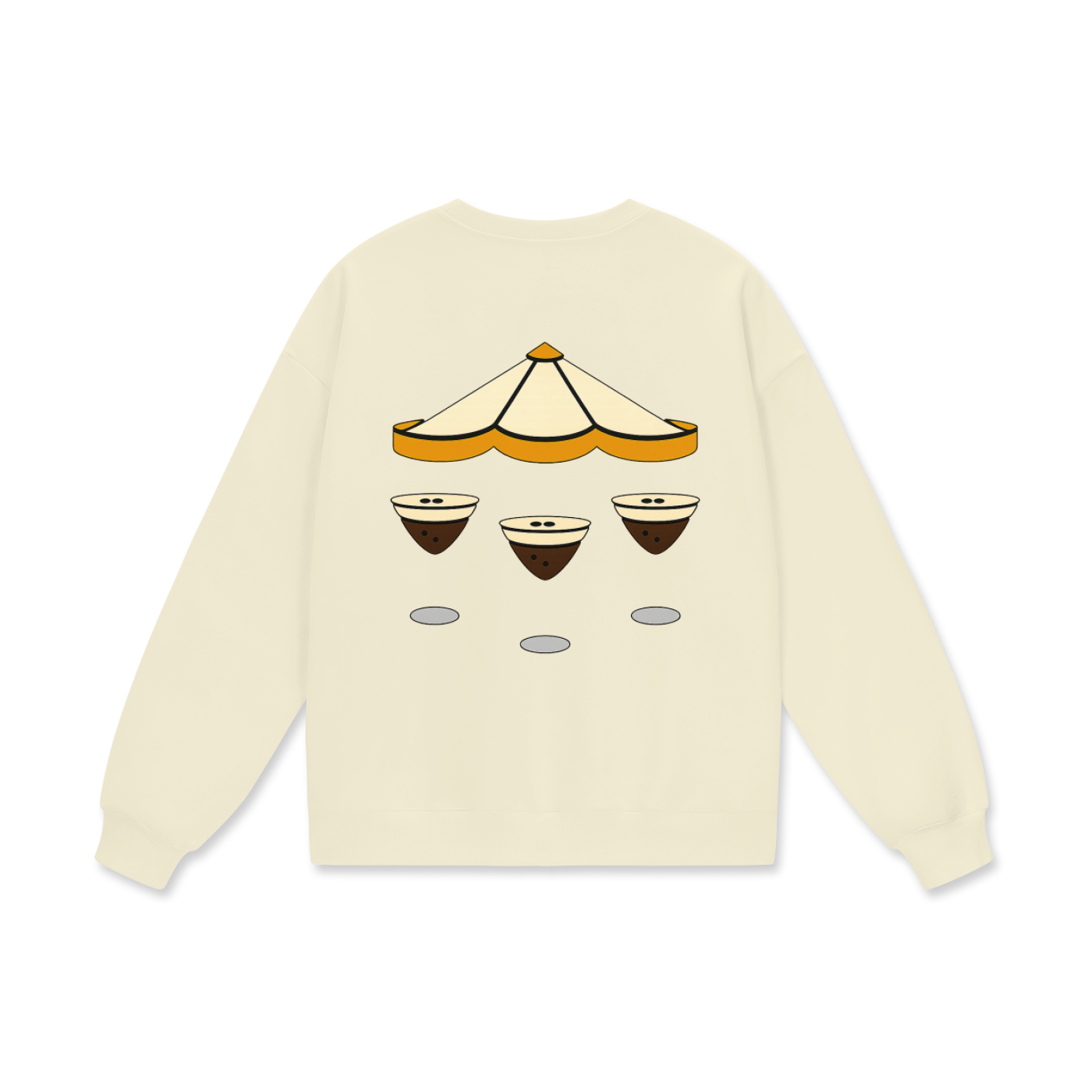 Stained Glass Espressotini Carousel Sweatshirt
