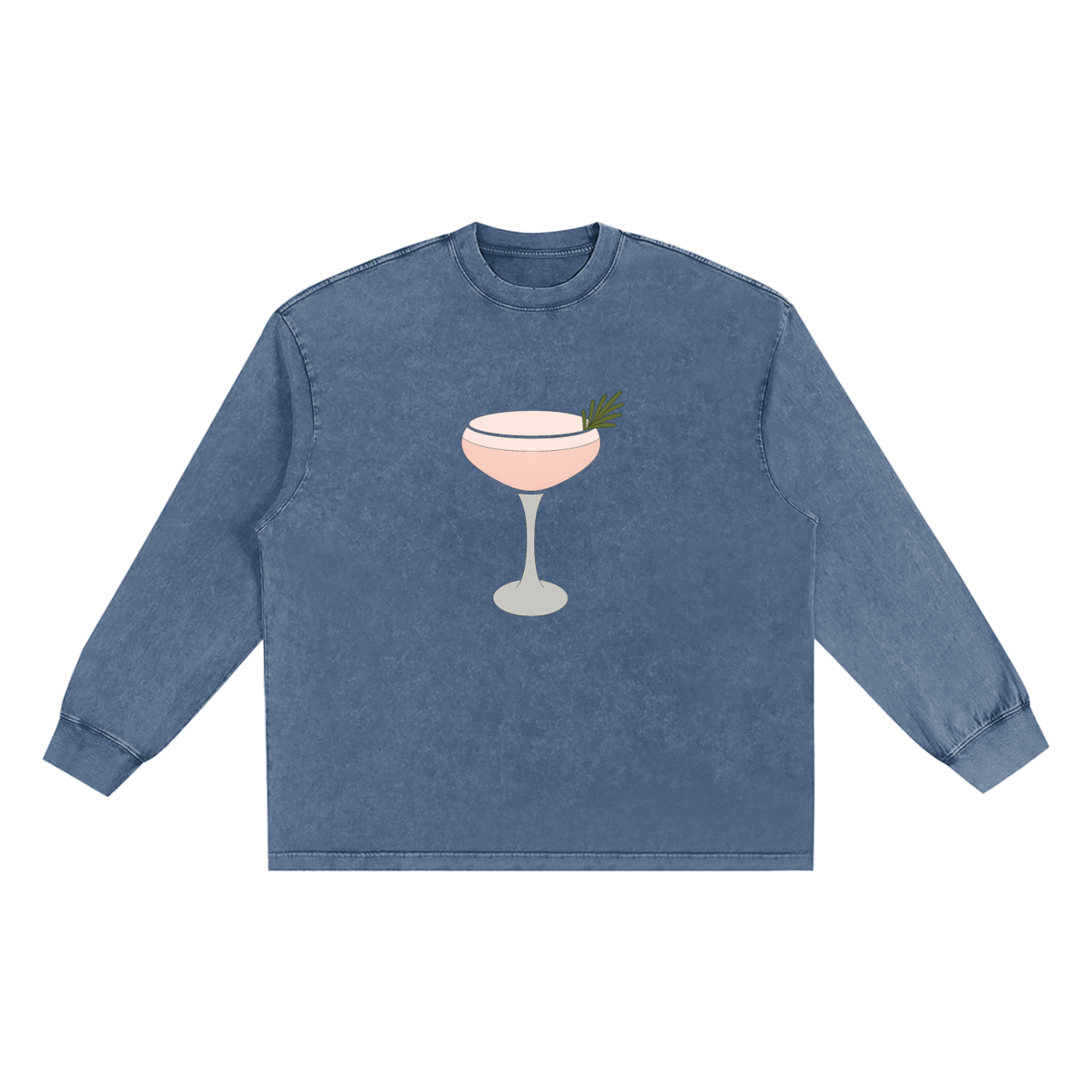 Snow Washed Frayed Edge T-Shirt