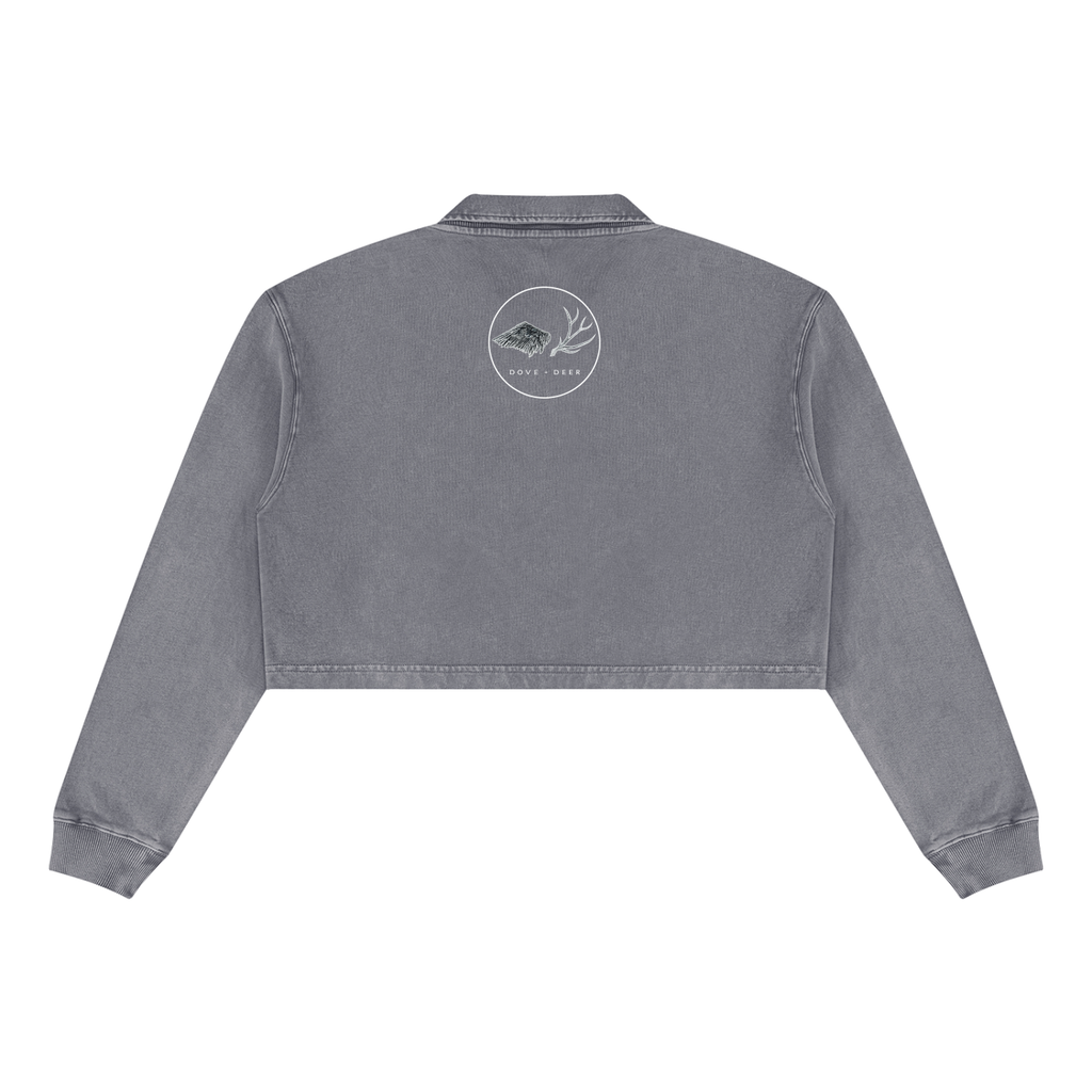 The Sweetest Sprig Women’s Vintage Wash Crop Sweatshirt