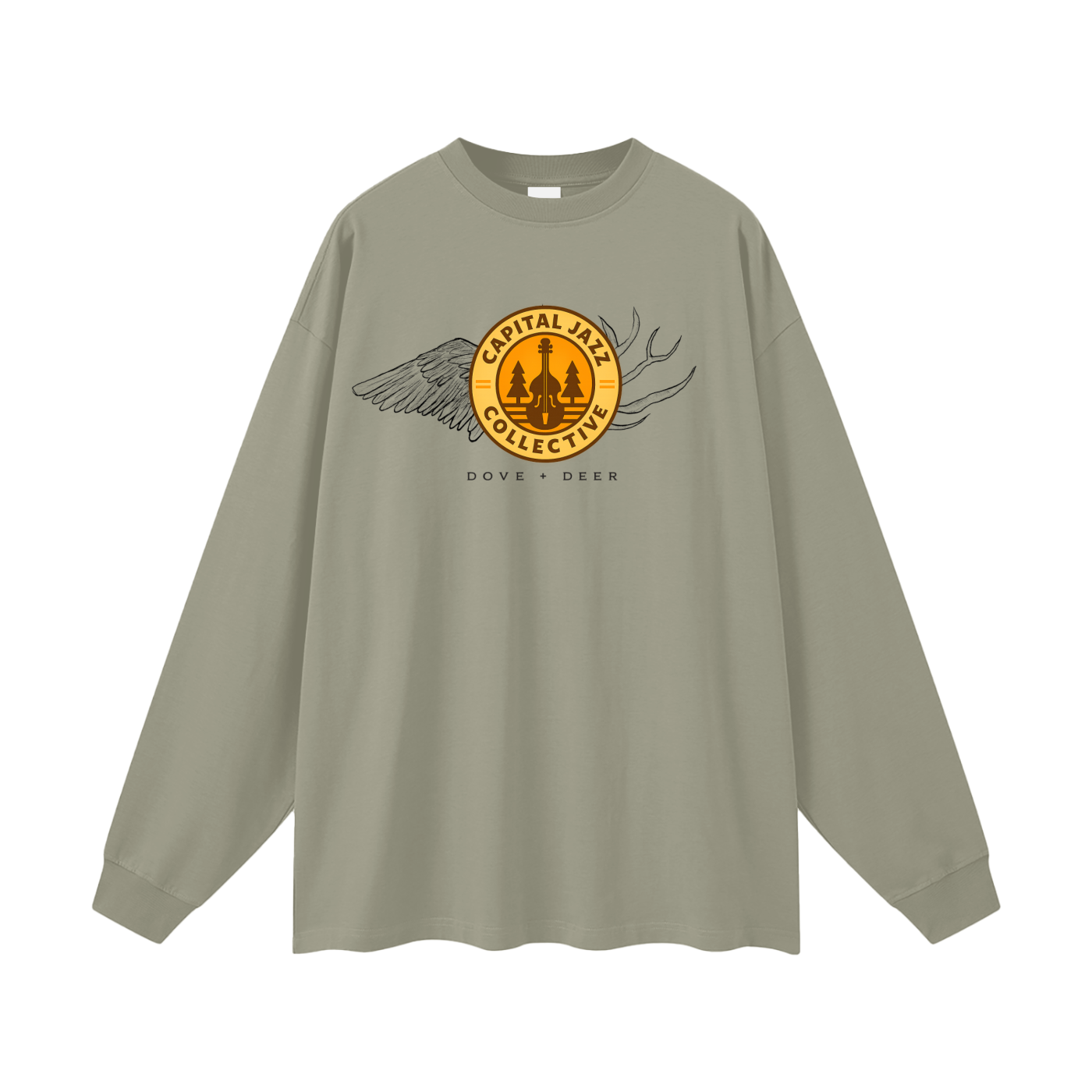 The Capital Jazz Collective @ Dove + Deer Fall 2025 Oversized Unisex Long Sleeve T-Shirt