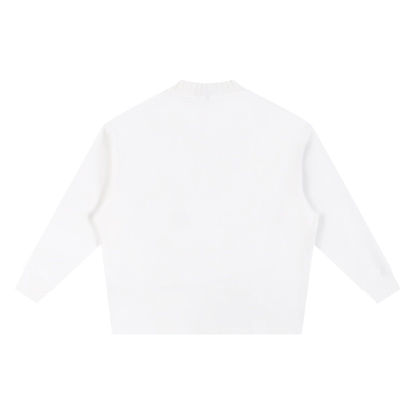 King of Champagne Knitted Round Neck Oversize Sweatshirt