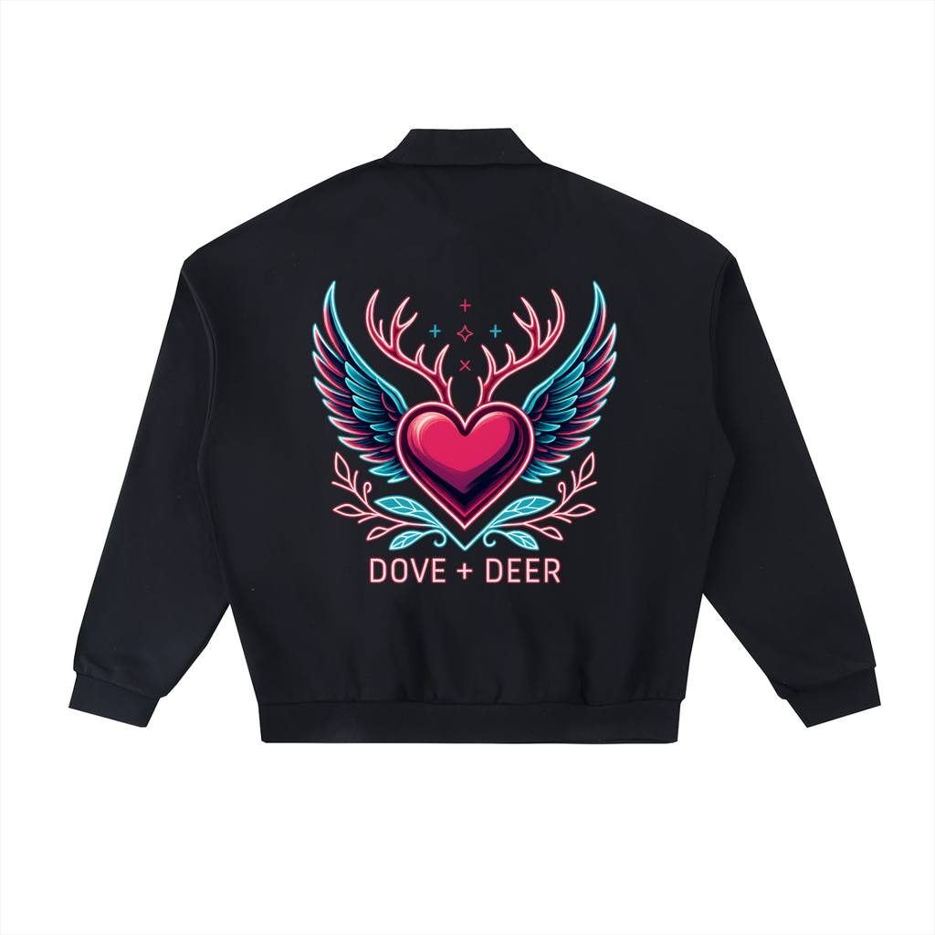 Heavyweight Fleece Polo Sweatshirt