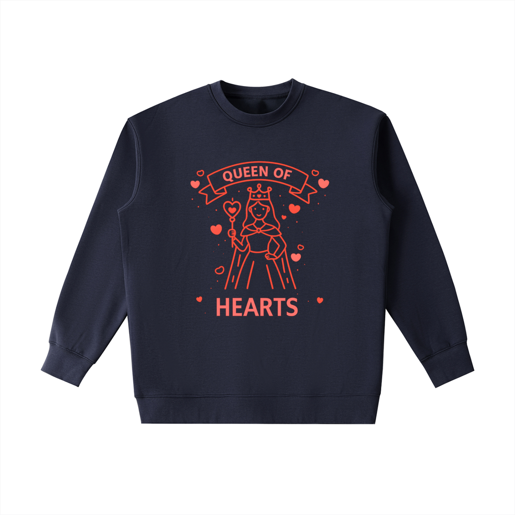 Queen of Hearts Weighted Crewneck Sweatshirt