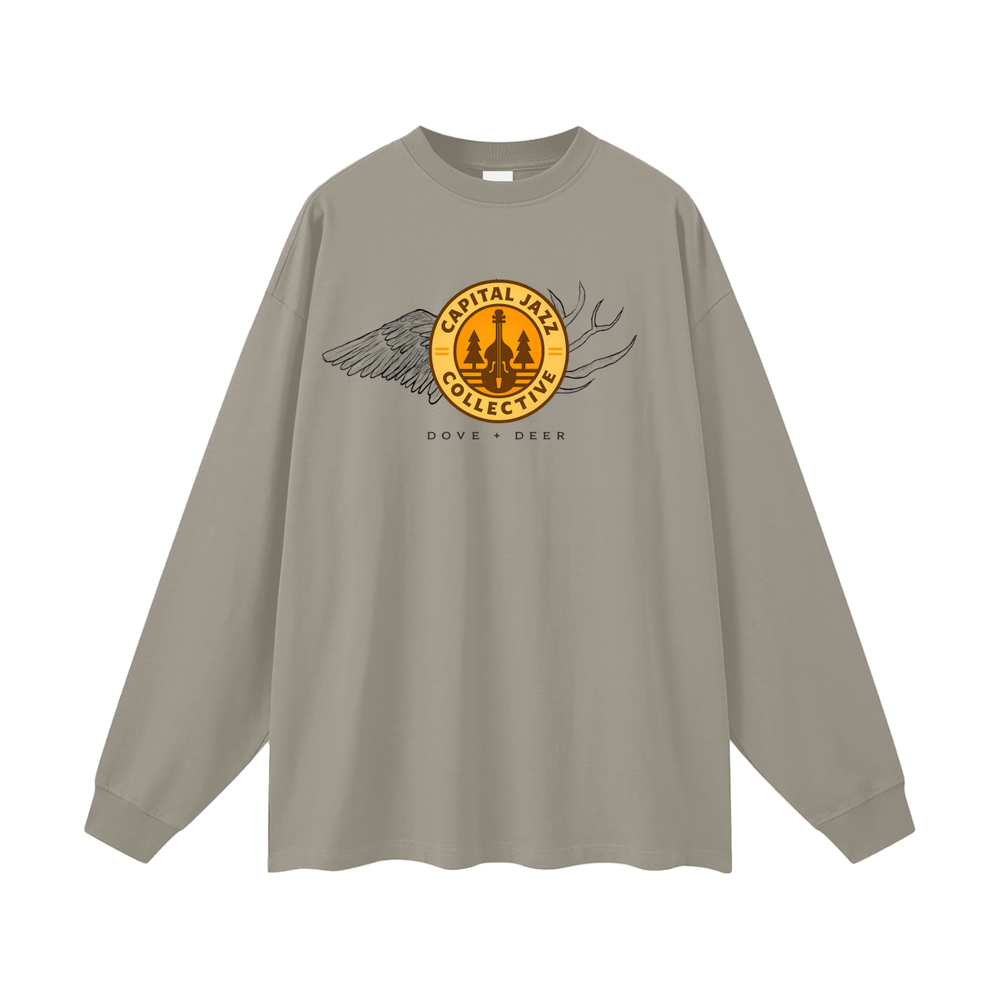 The Capital Jazz Collective @ Dove + Deer Fall 2025 Oversized Unisex Long Sleeve T-Shirt