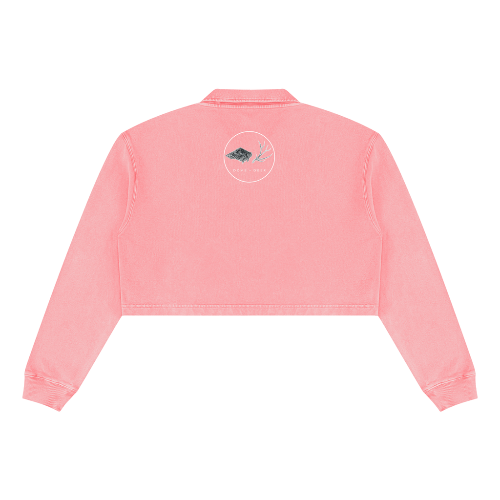 The Sweetest Sprig Women’s Vintage Wash Crop Sweatshirt