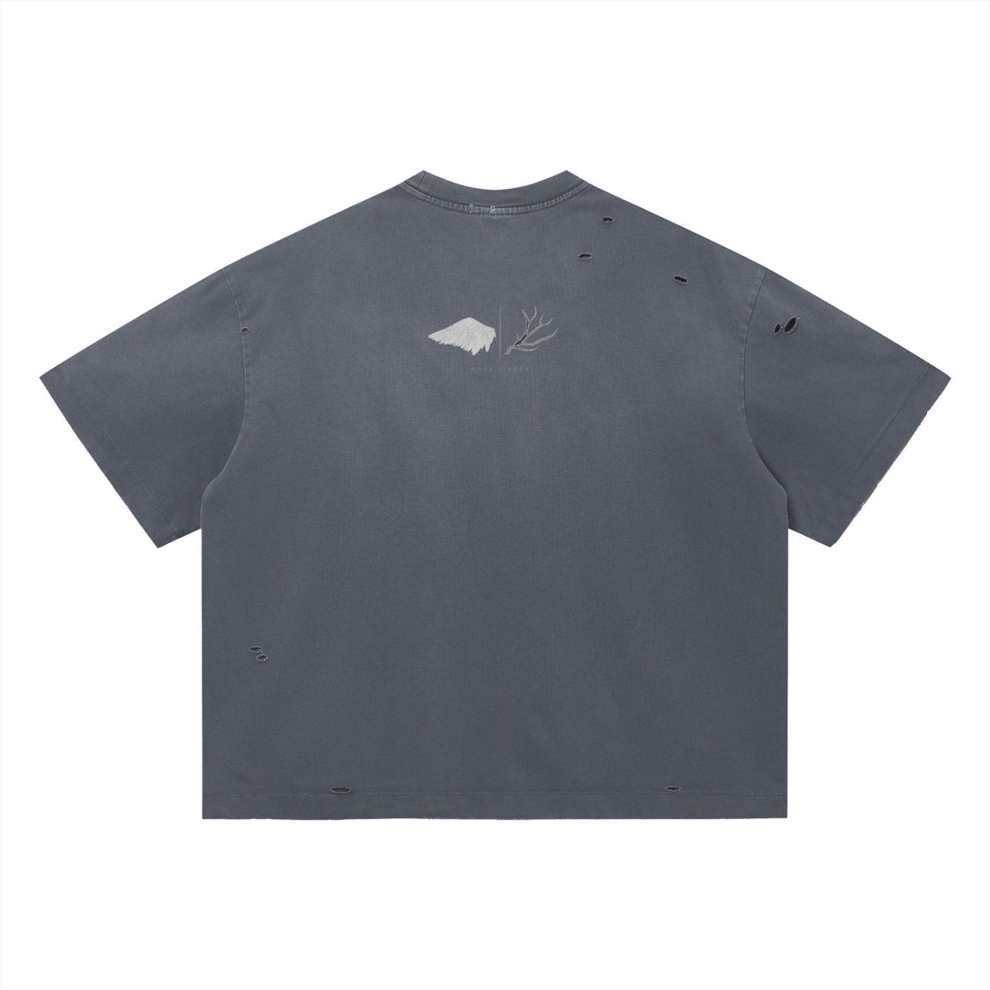 This Boy Believes Vintage Washed Distressed Boxy Oversized T-Shirt