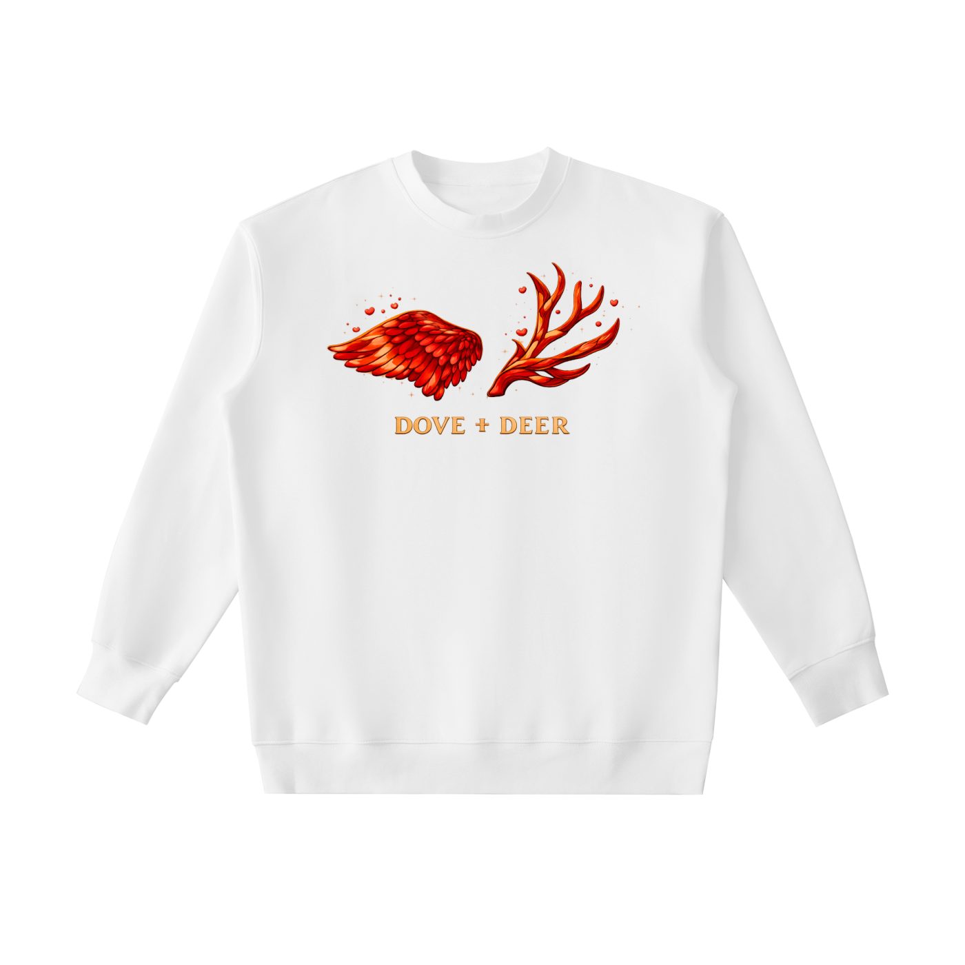 Dove and Love Weighted Crewneck Sweatshirt