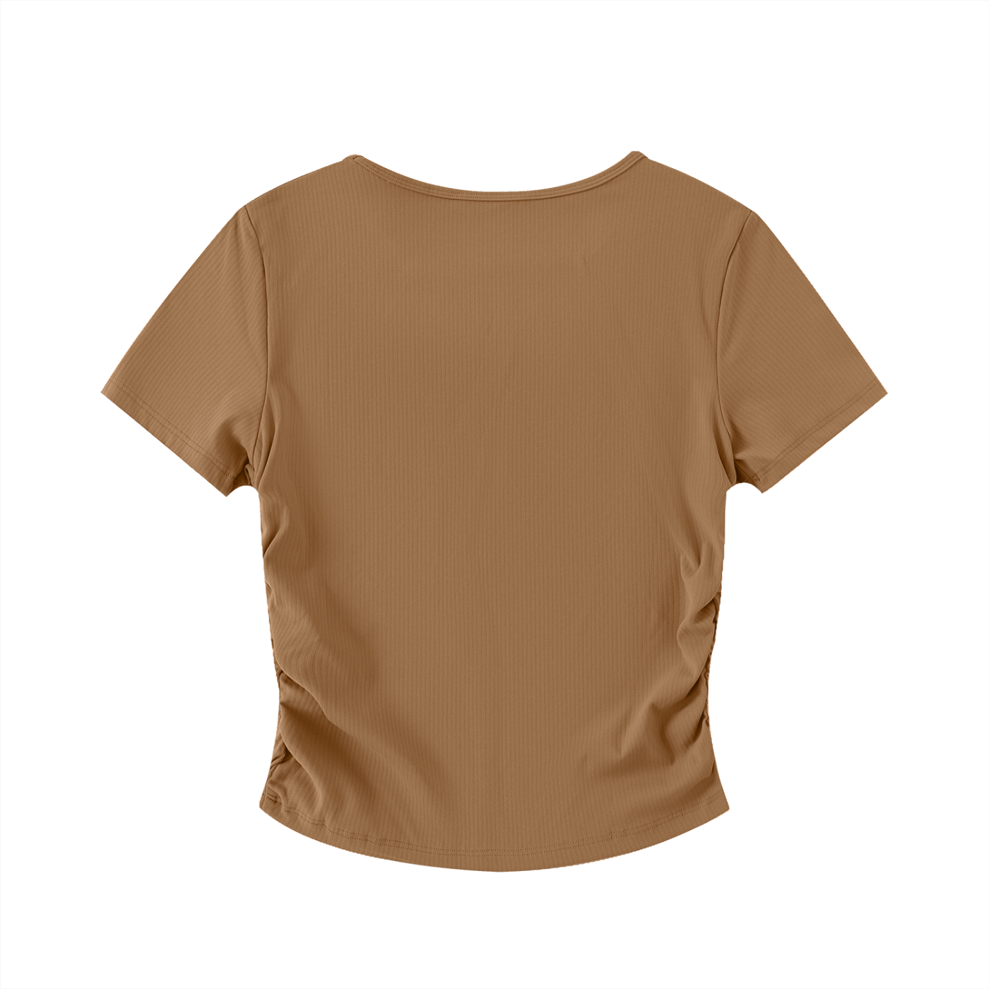 Dove + Deer Ruched Bodycon Crop Top