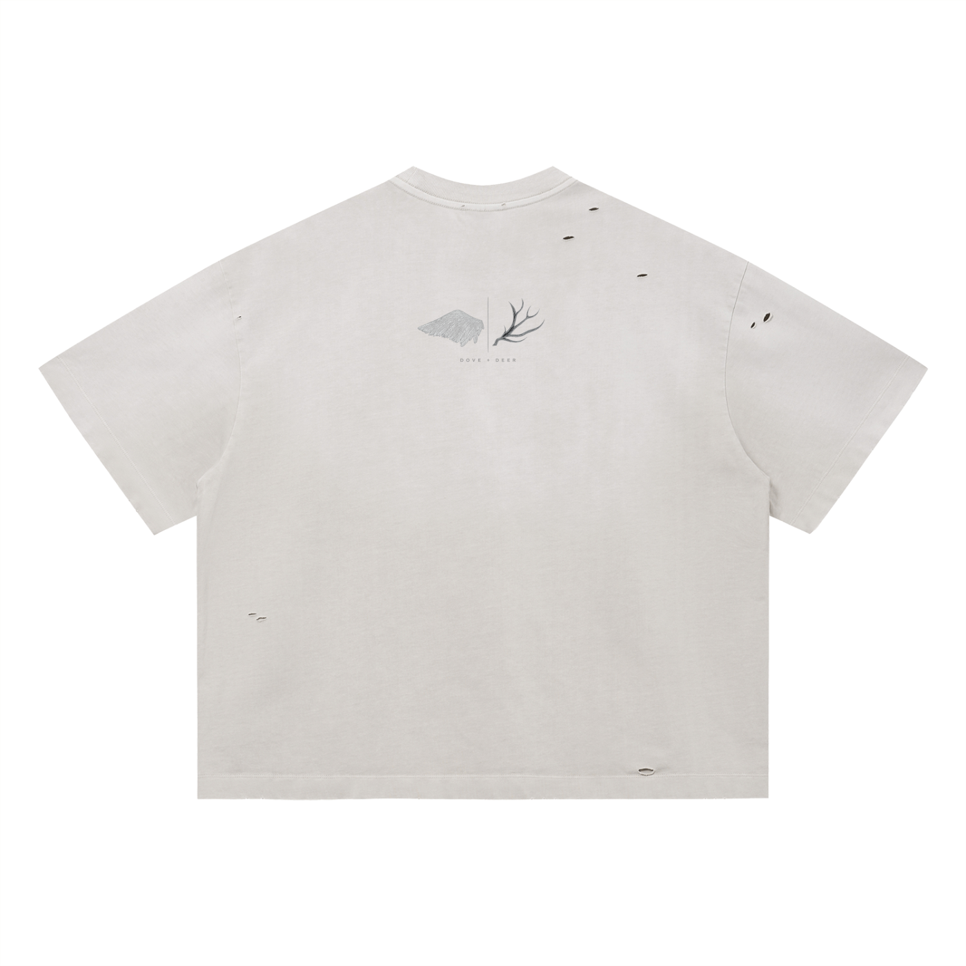 This Boy Believes Vintage Washed Distressed Boxy Oversized T-Shirt