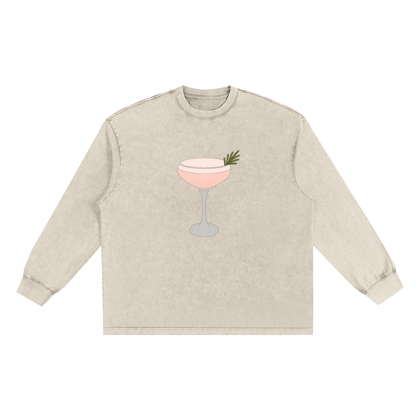 Snow Washed Frayed Edge T-Shirt