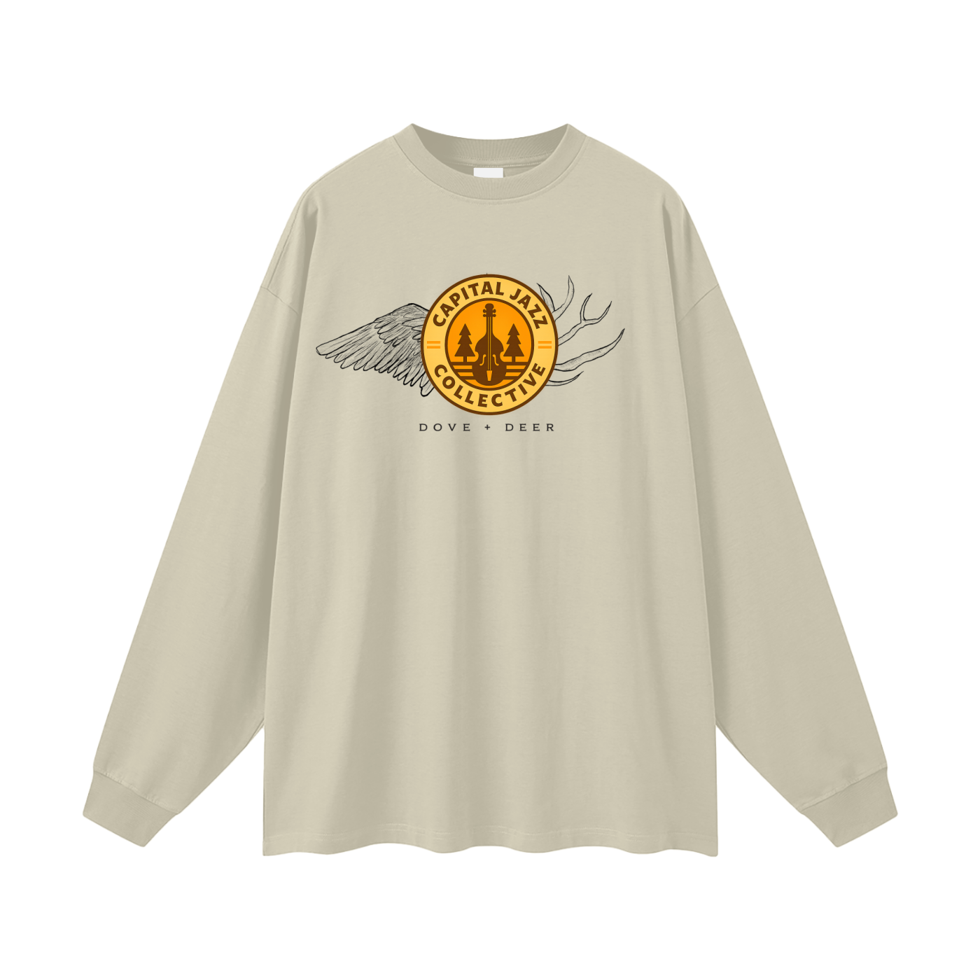 The Capital Jazz Collective @ Dove + Deer Fall 2025 Oversized Unisex Long Sleeve T-Shirt