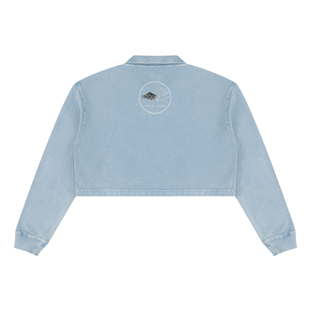 The Sweetest Sprig Women’s Vintage Wash Crop Sweatshirt