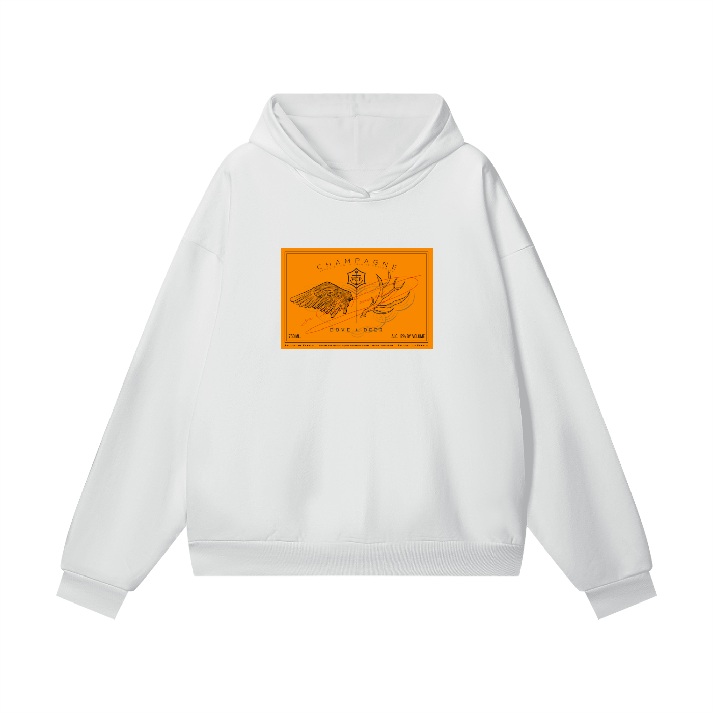 Dove+Deer Clic Heavyweight Hidden Pocket Fleece Hoodie
