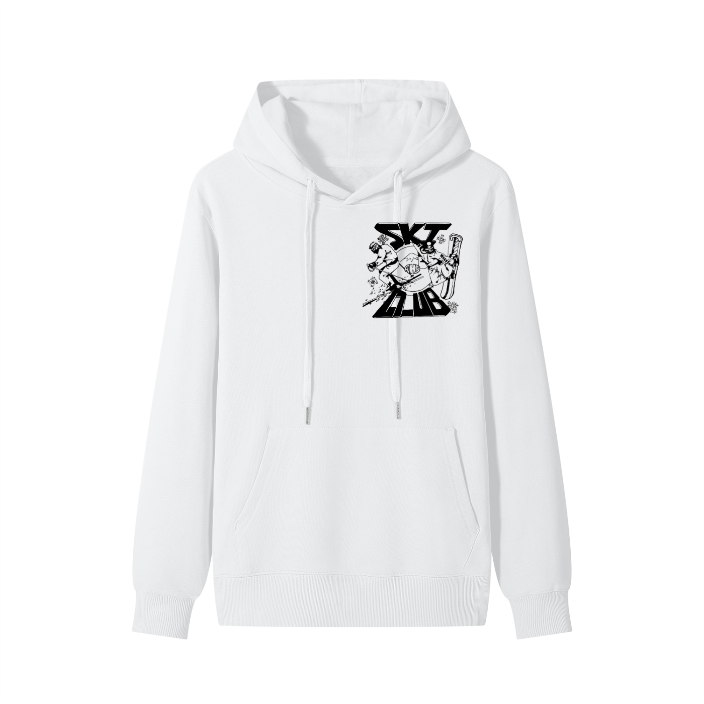 AHS Ski Club Graffiti Back 2 Unisex Cotton Hoodie