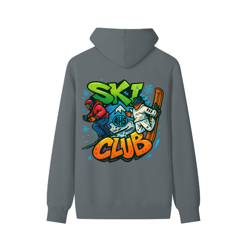AHS Ski Club Graffiti Back 1 Unisex Cotton Hoodie