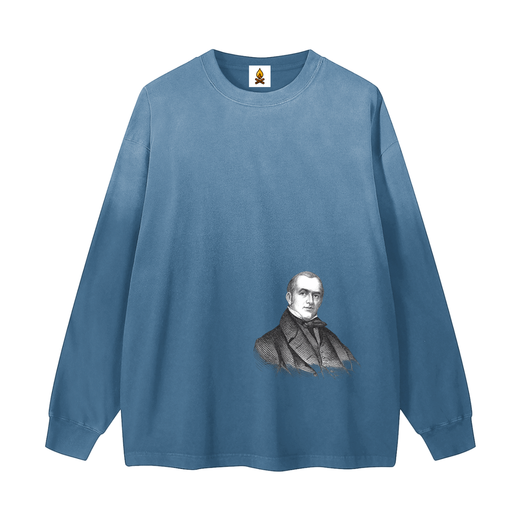 J. Buel Bust Gradient Washed Long Sleeve T-Shirt