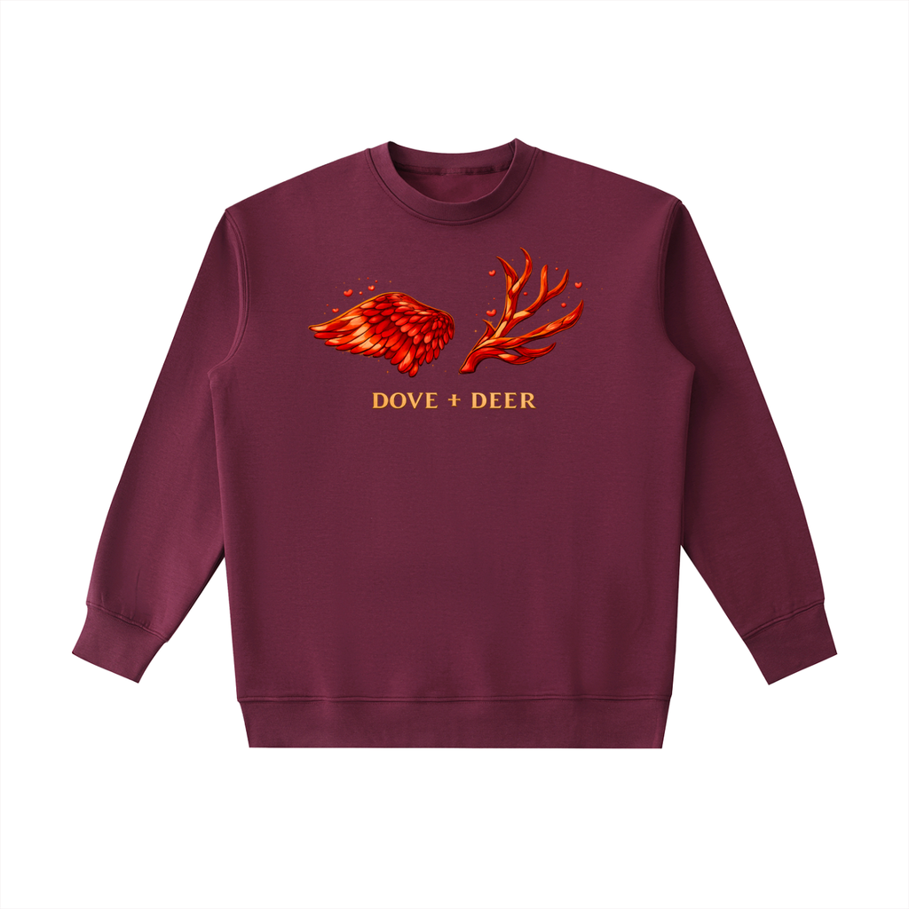 Dove and Love Weighted Crewneck Sweatshirt