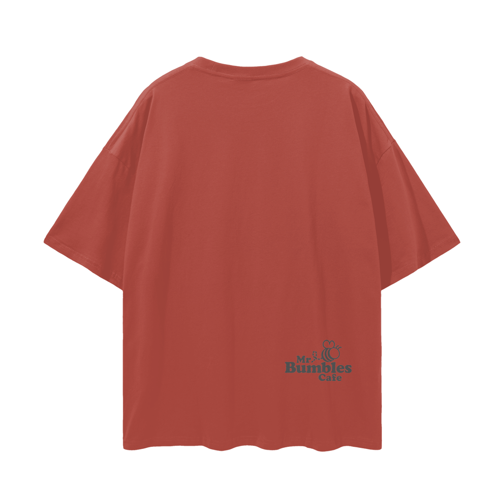 Oatmeal Streetwear Loose Drop Shoulder T-Shirt