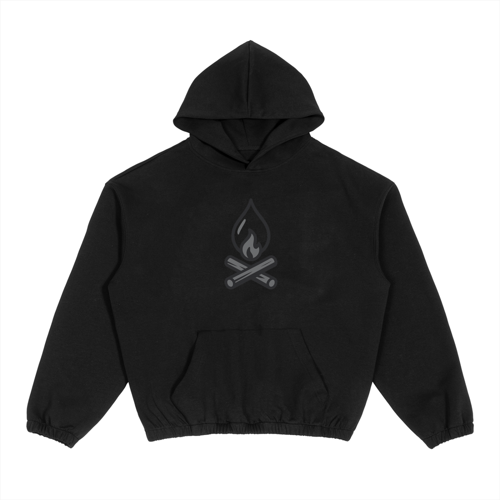 Honey PowWow Boxy Cinched Hem Hoodie