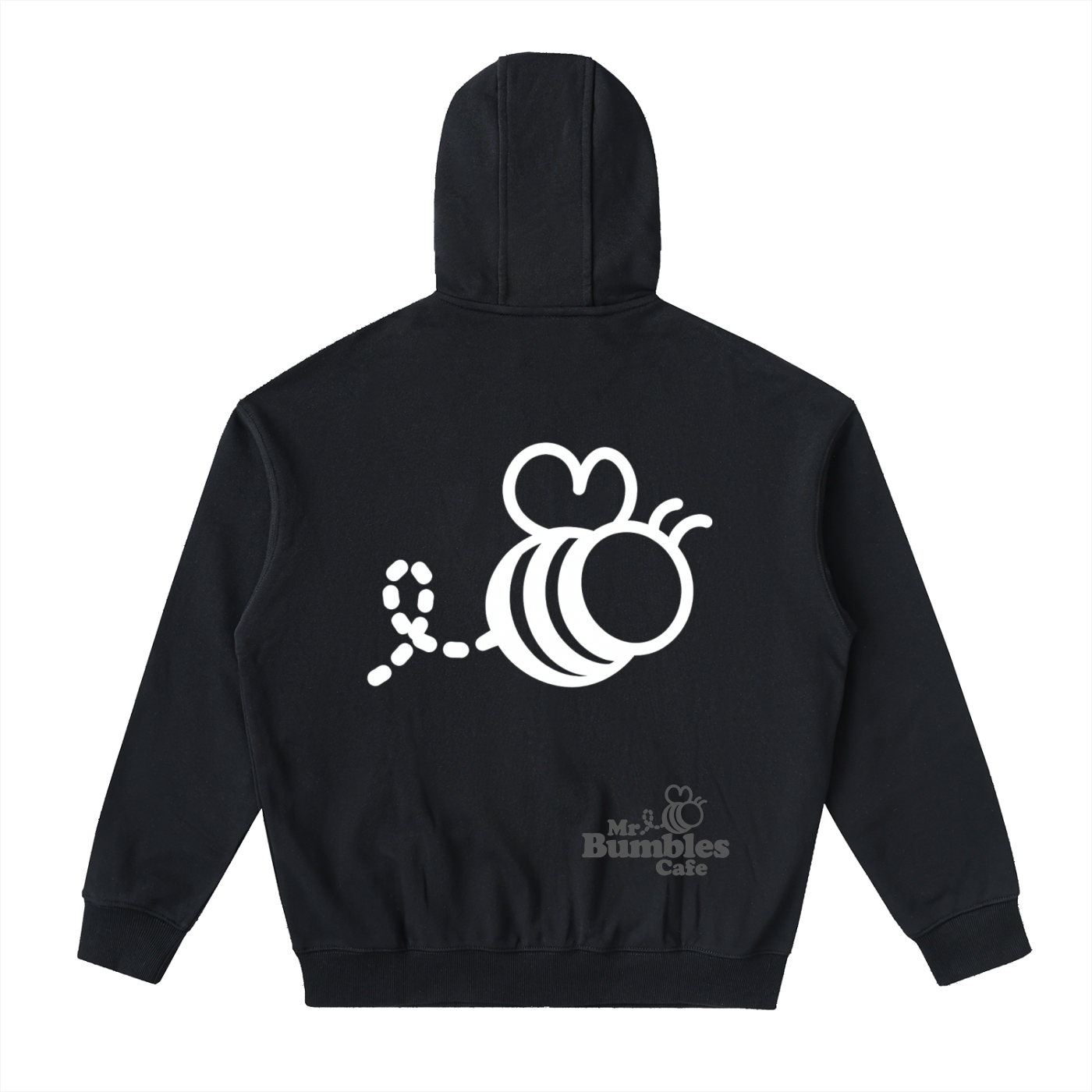 Bumbles Bee Drop-Shoulder Zip Up Hoodie