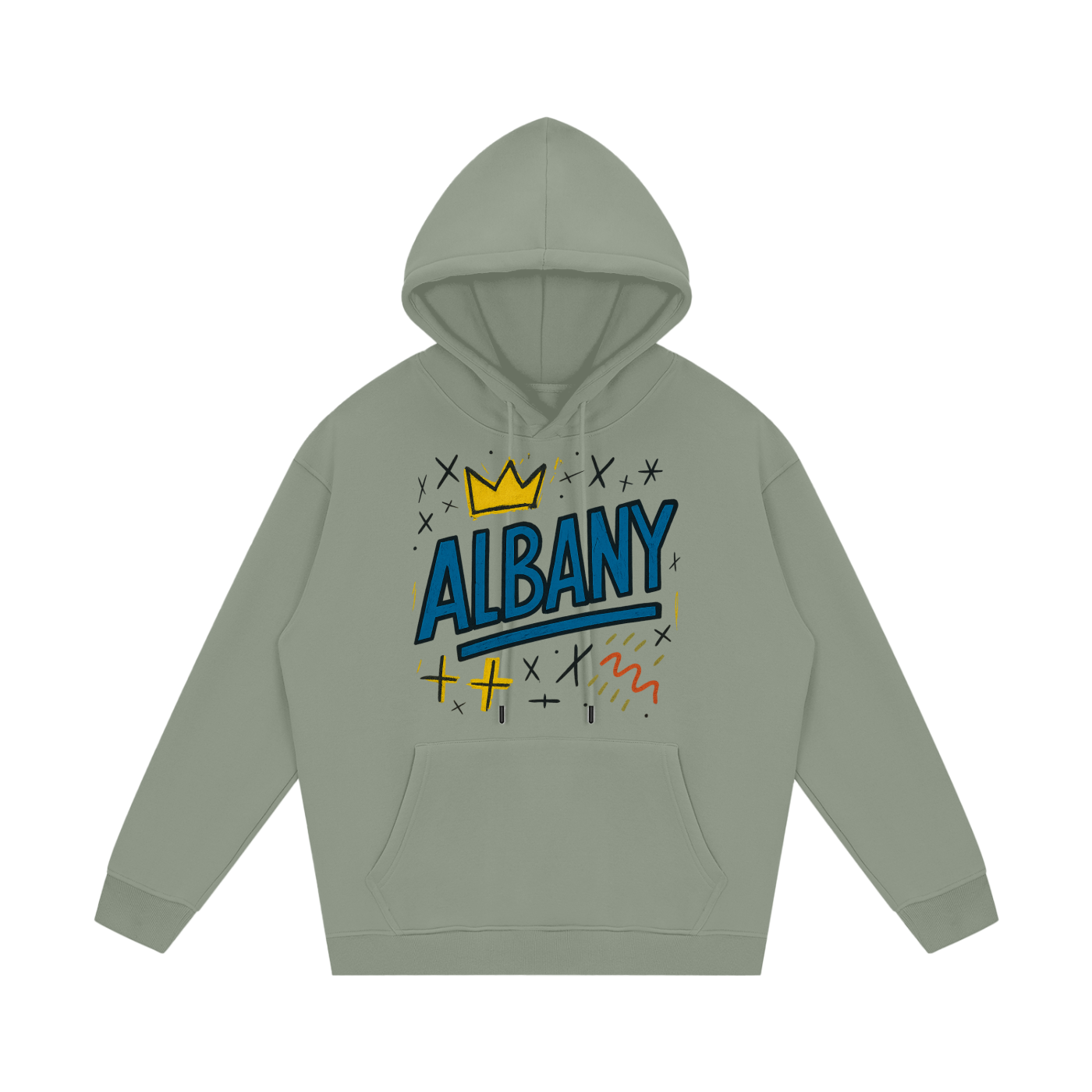 Streetwear Unisex Fleece Hoodie