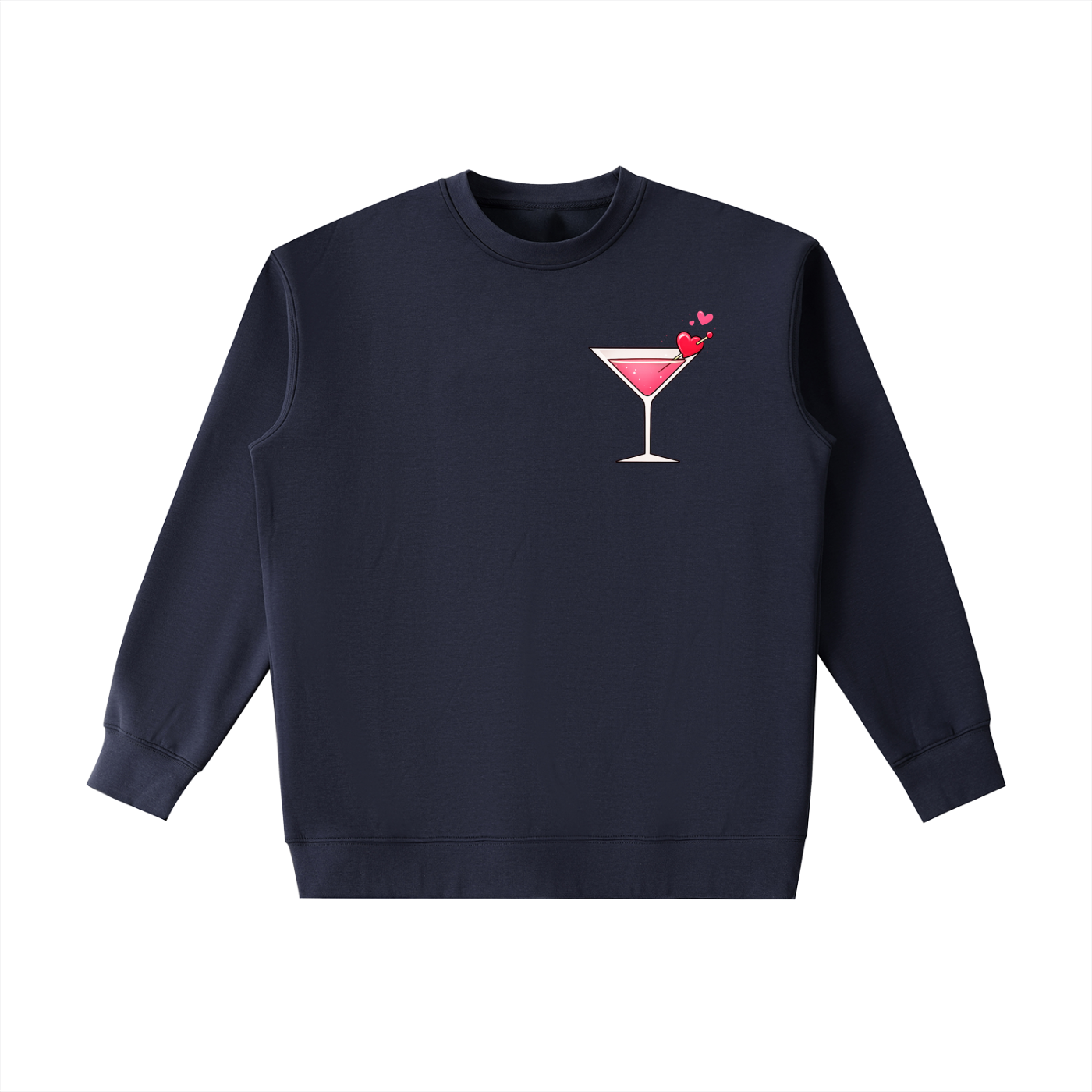A Lovely Martini Weighted Crewneck Sweatshirt