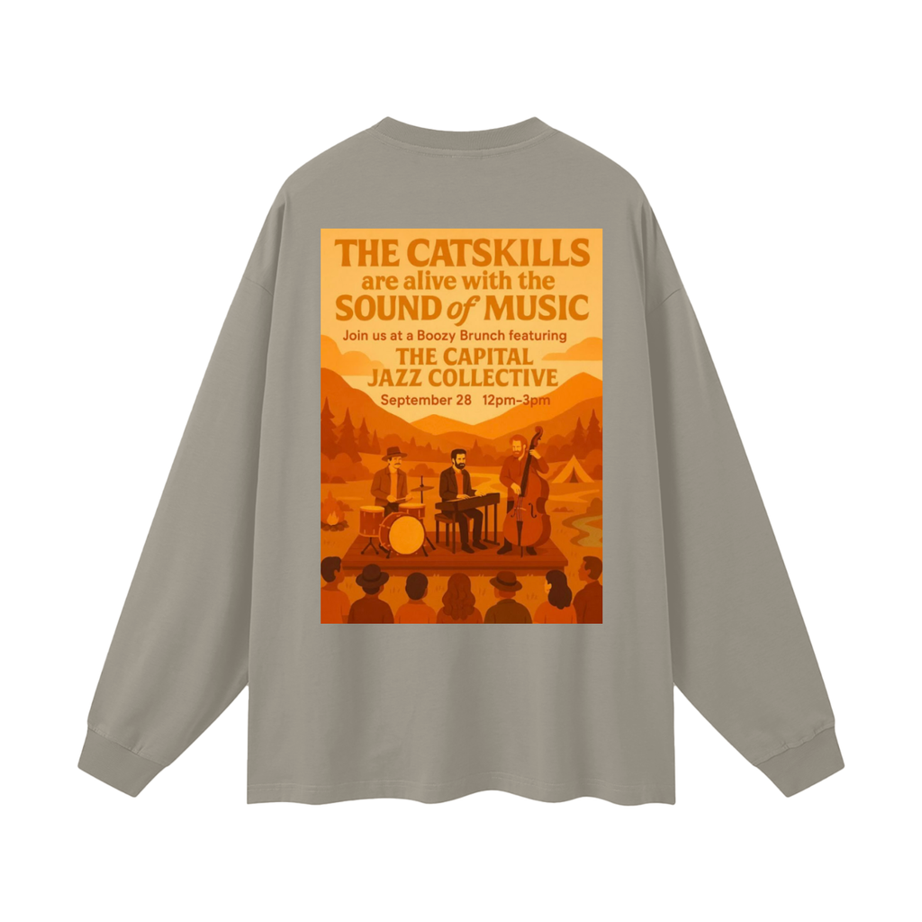 Capital Jazz Collective Fall Show Oversized Unisex Long Sleeve T-Shirt