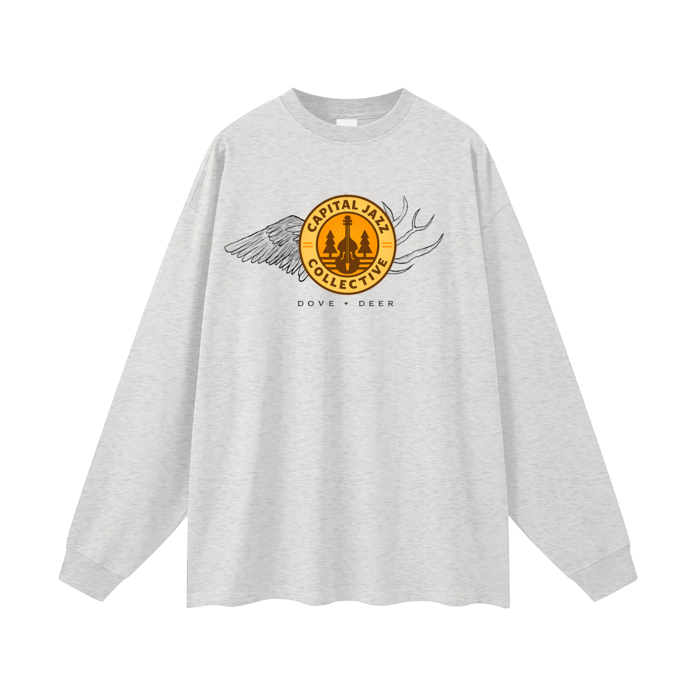 The Capital Jazz Collective @ Dove + Deer Fall 2025 Oversized Unisex Long Sleeve T-Shirt
