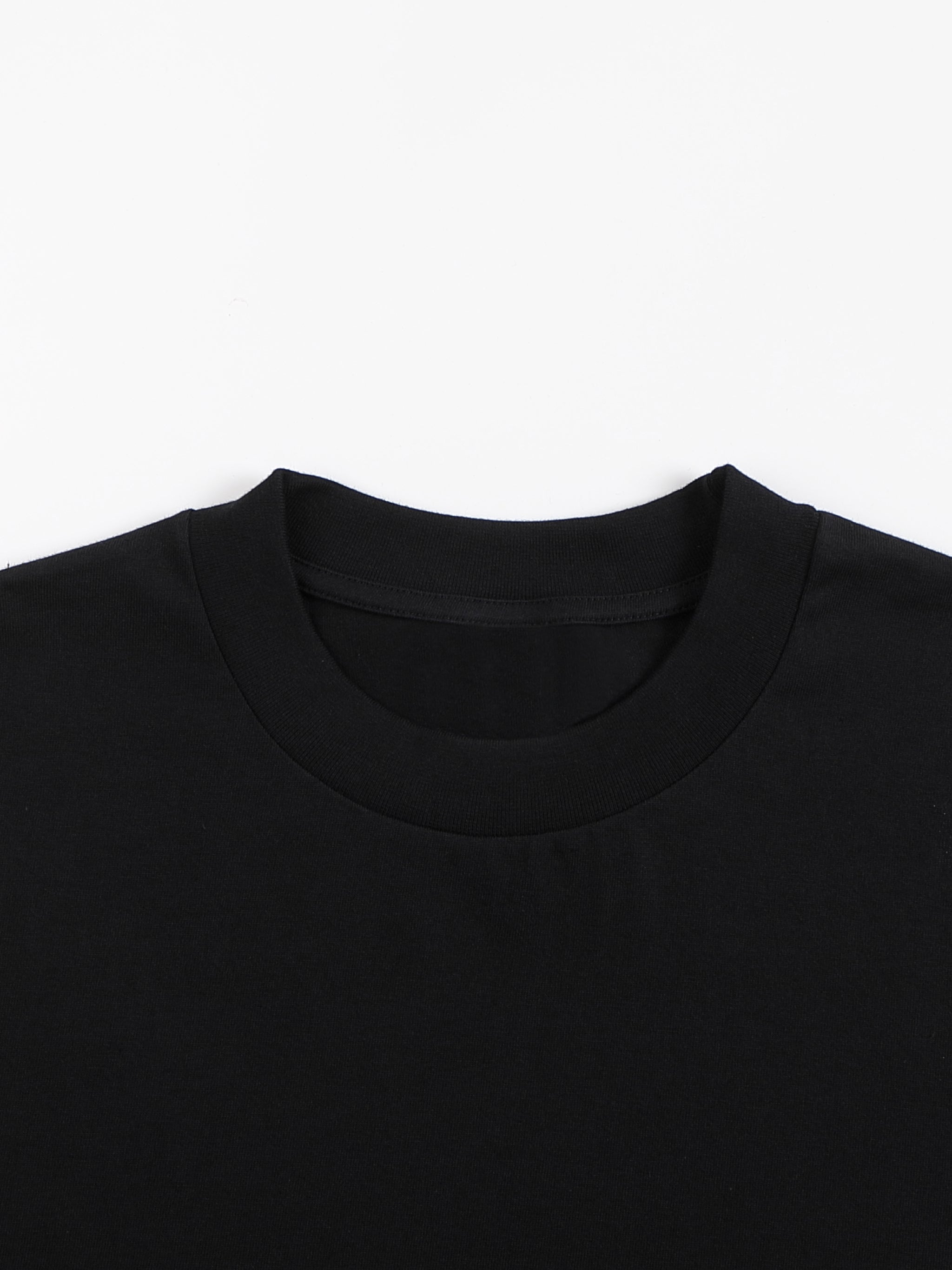 APSTA Neon Crew Neck Drop Shoulder Long Sleeve Shirt