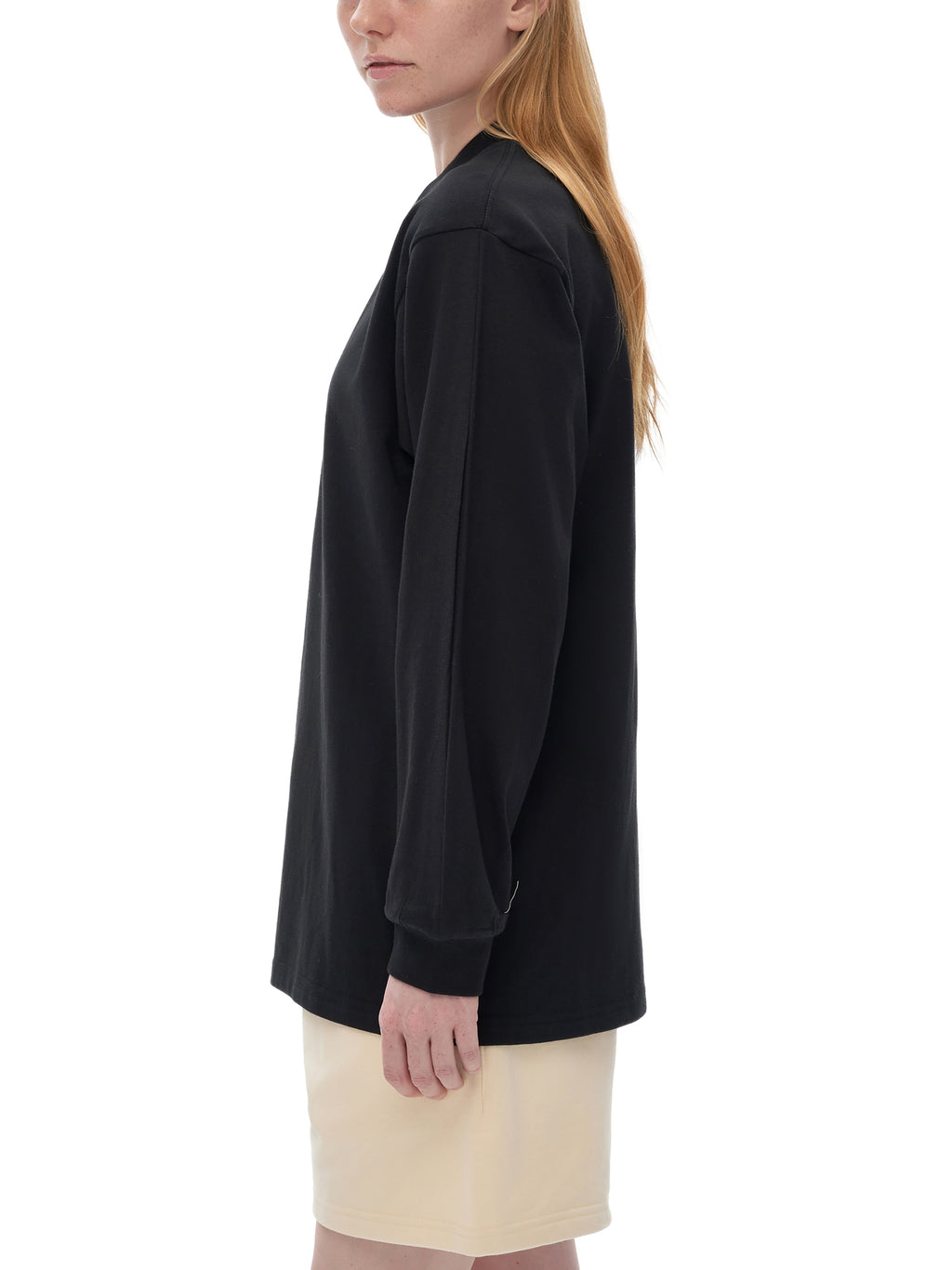 APSTA Neon Crew Neck Drop Shoulder Long Sleeve Shirt