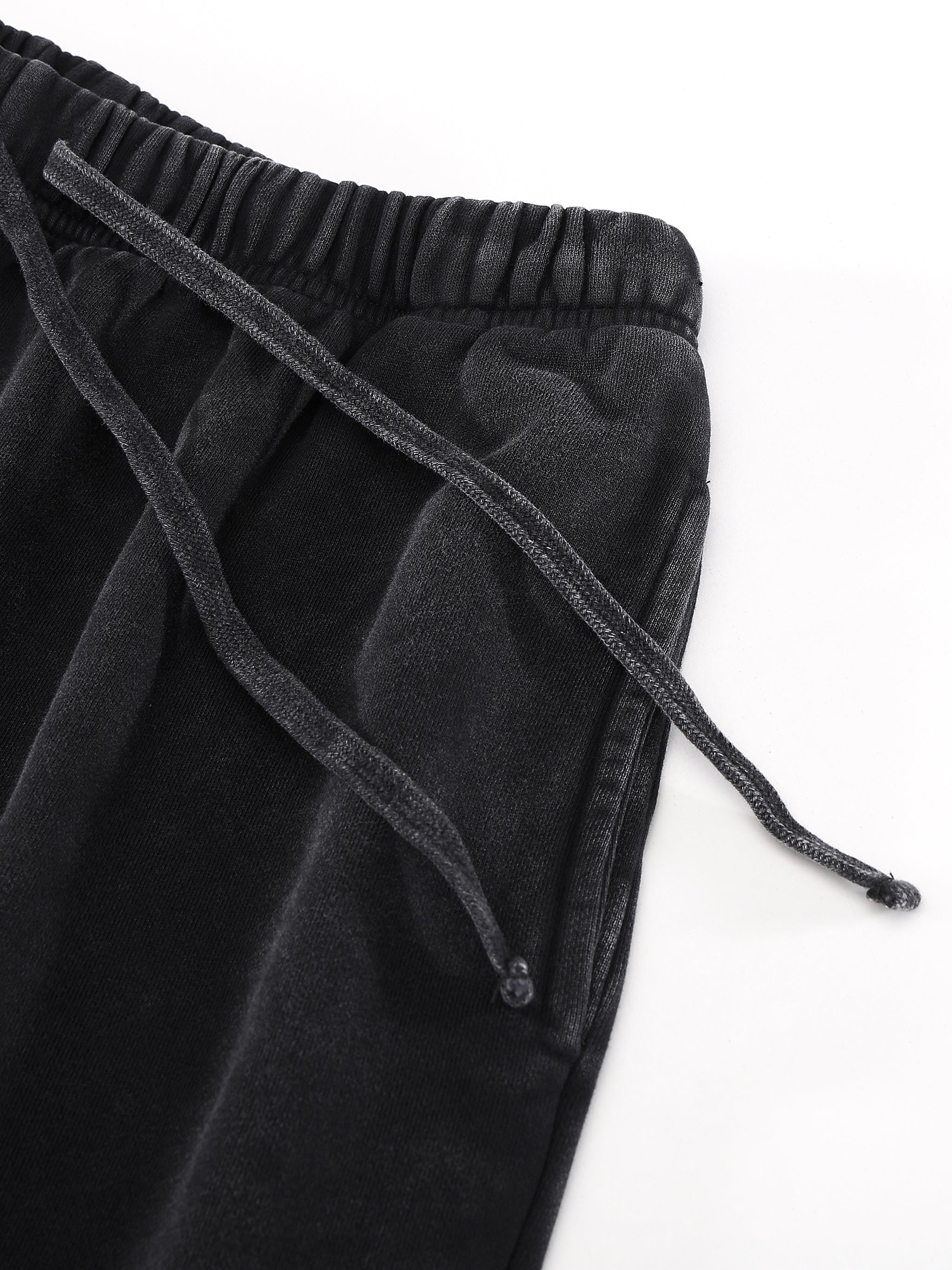 BrusselCock Snow Washed Raw Hem Shorts