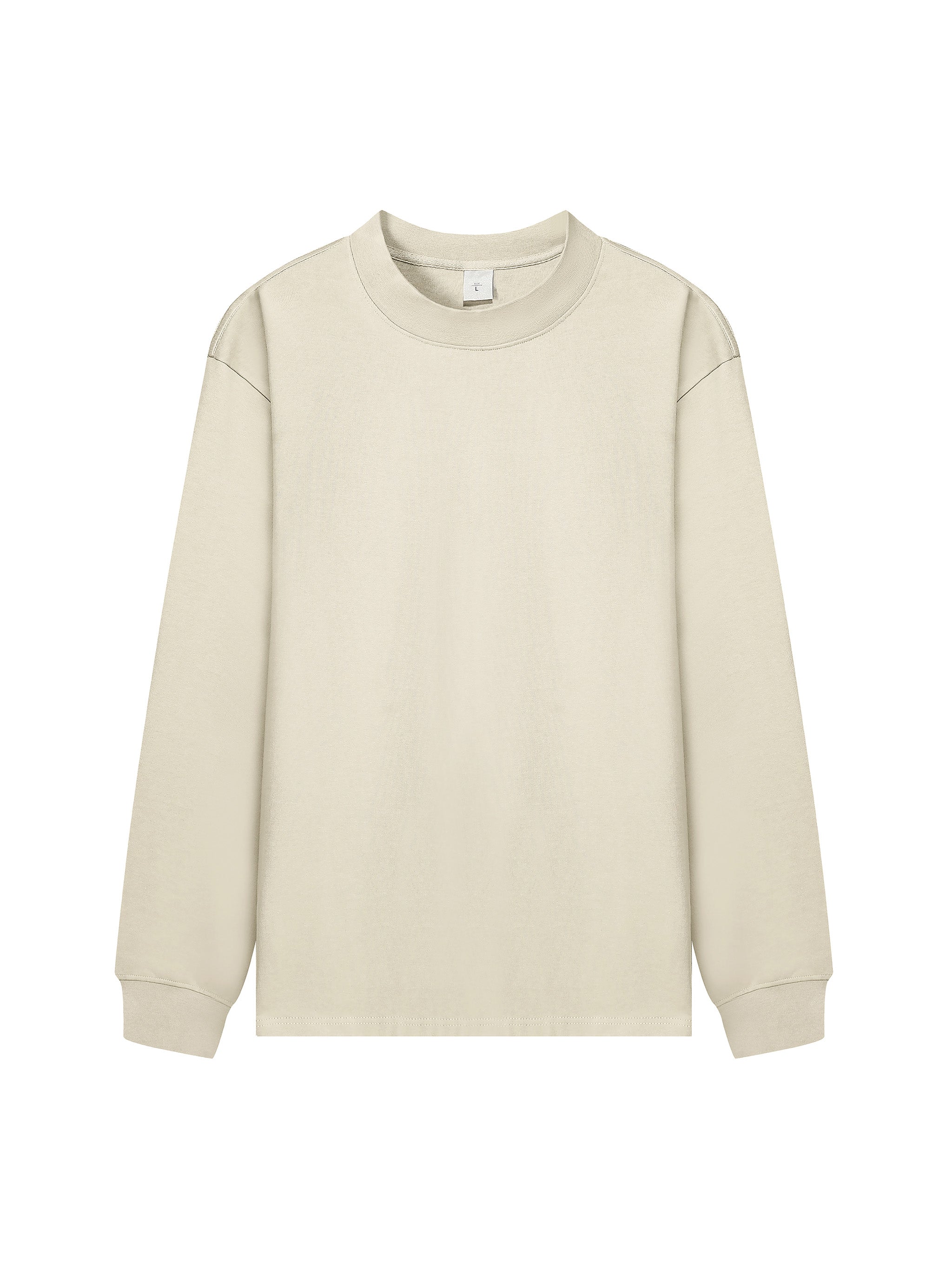 AHS Stained Glass- Blue Leaf Back- Non-Shrink Mock Neck Sweatshirt