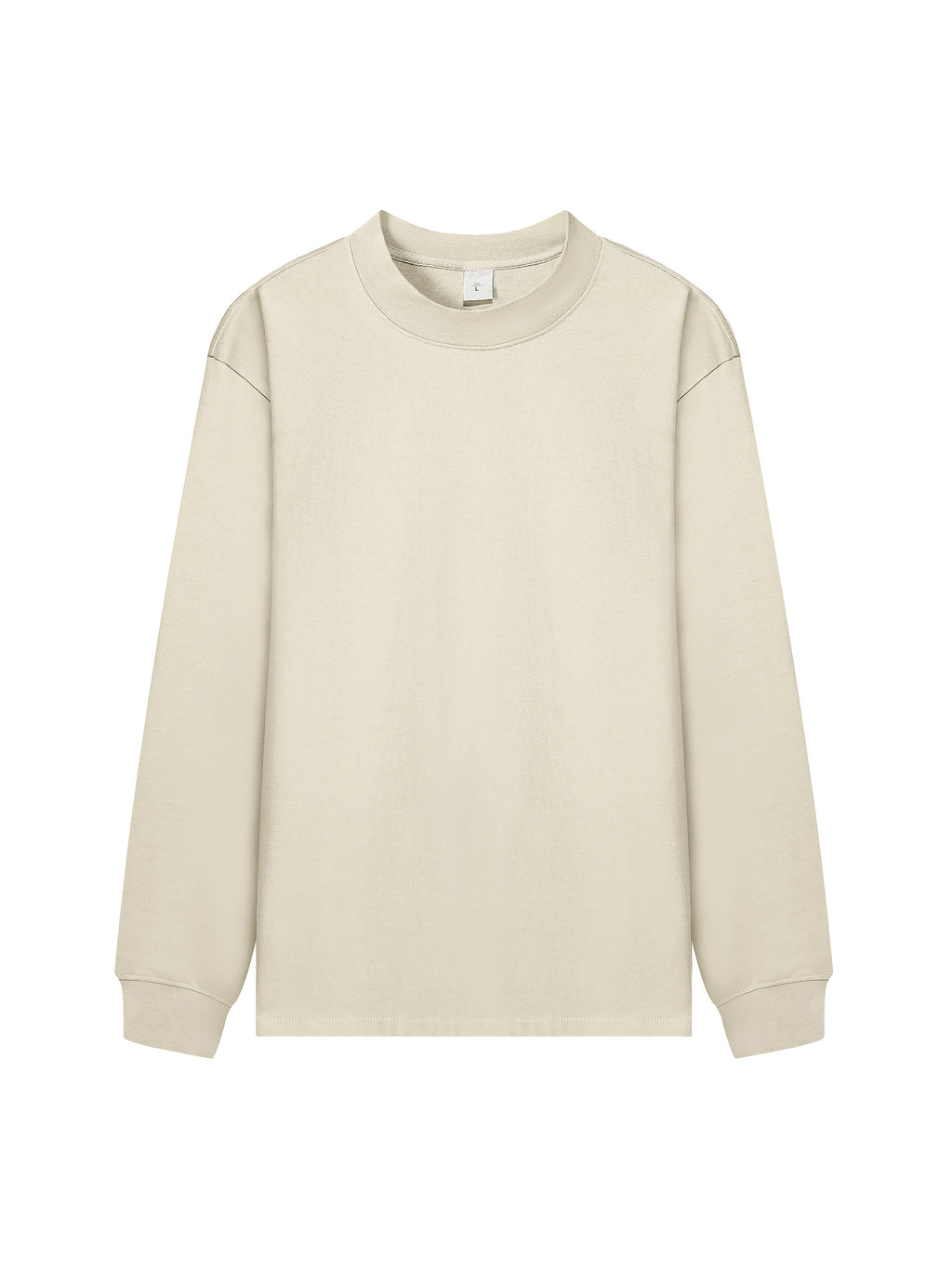 Bumbles Stitched Logo Essential Non-Shrink Mock Neck Sweatshirt