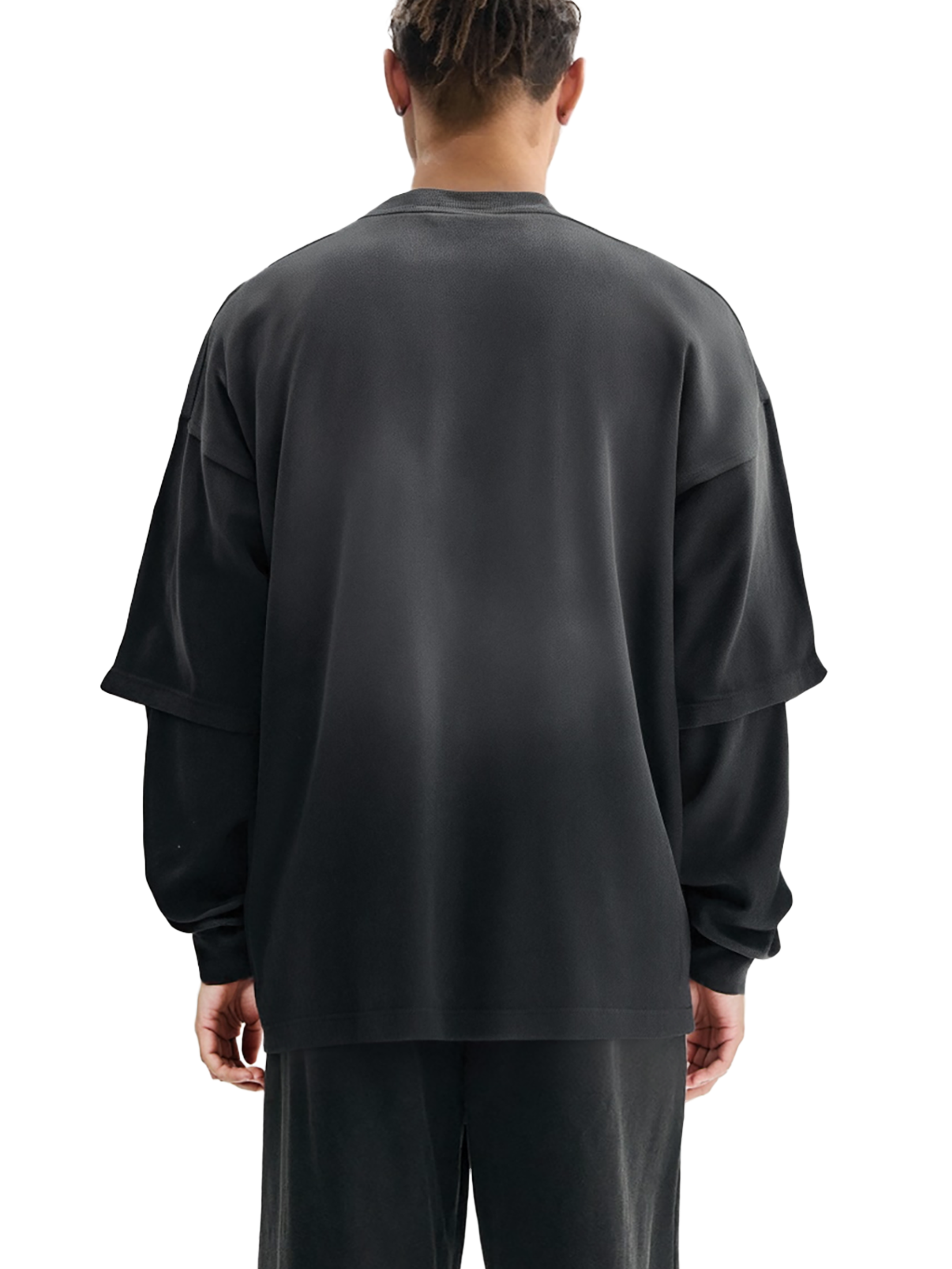 Buel House Sunfade Hand-Frayed Faux Two-Piece T-Shirt