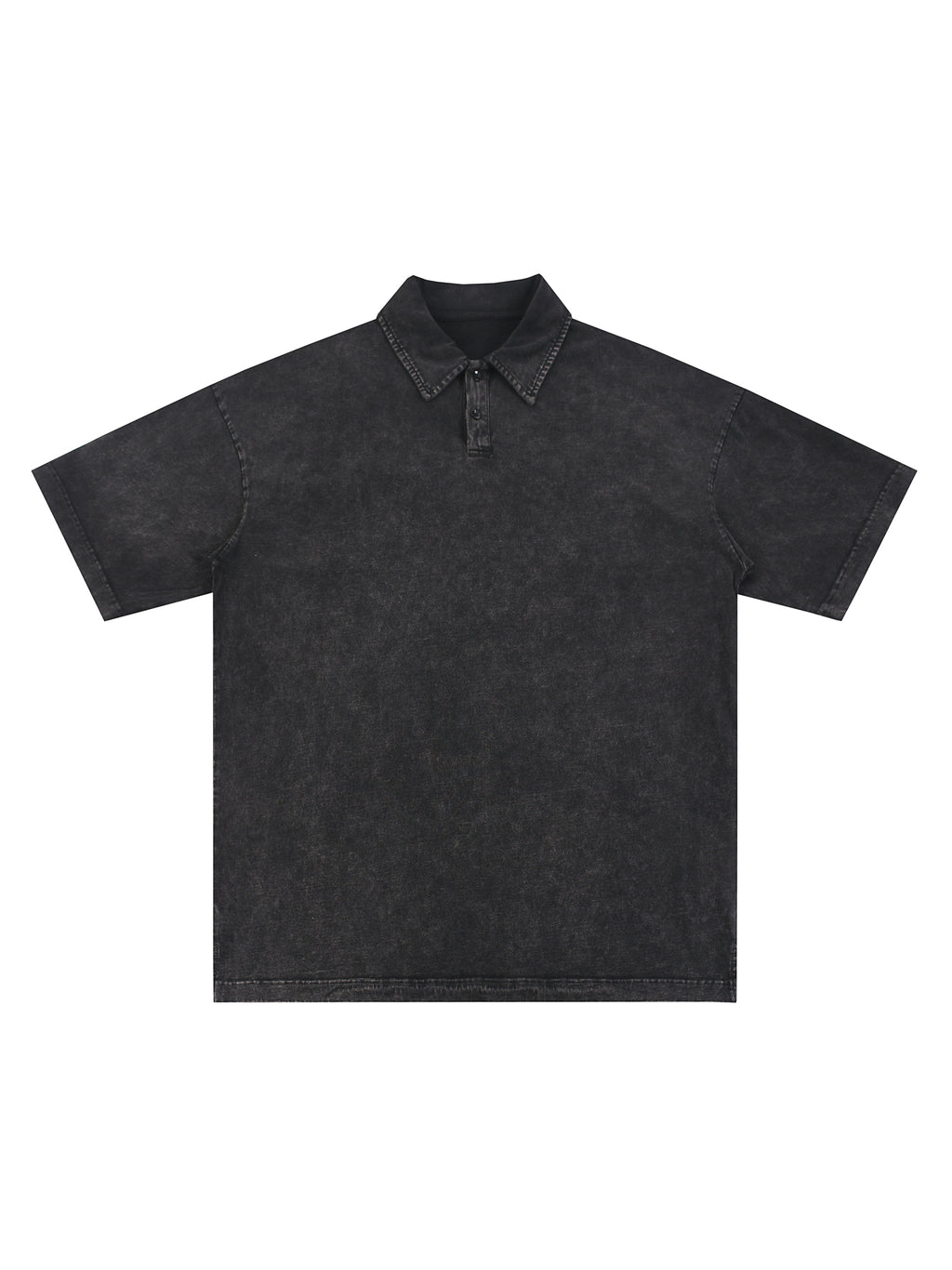 Dove + Deer Espressotini Heavyweight Snow-Washed Polo T-Shirt