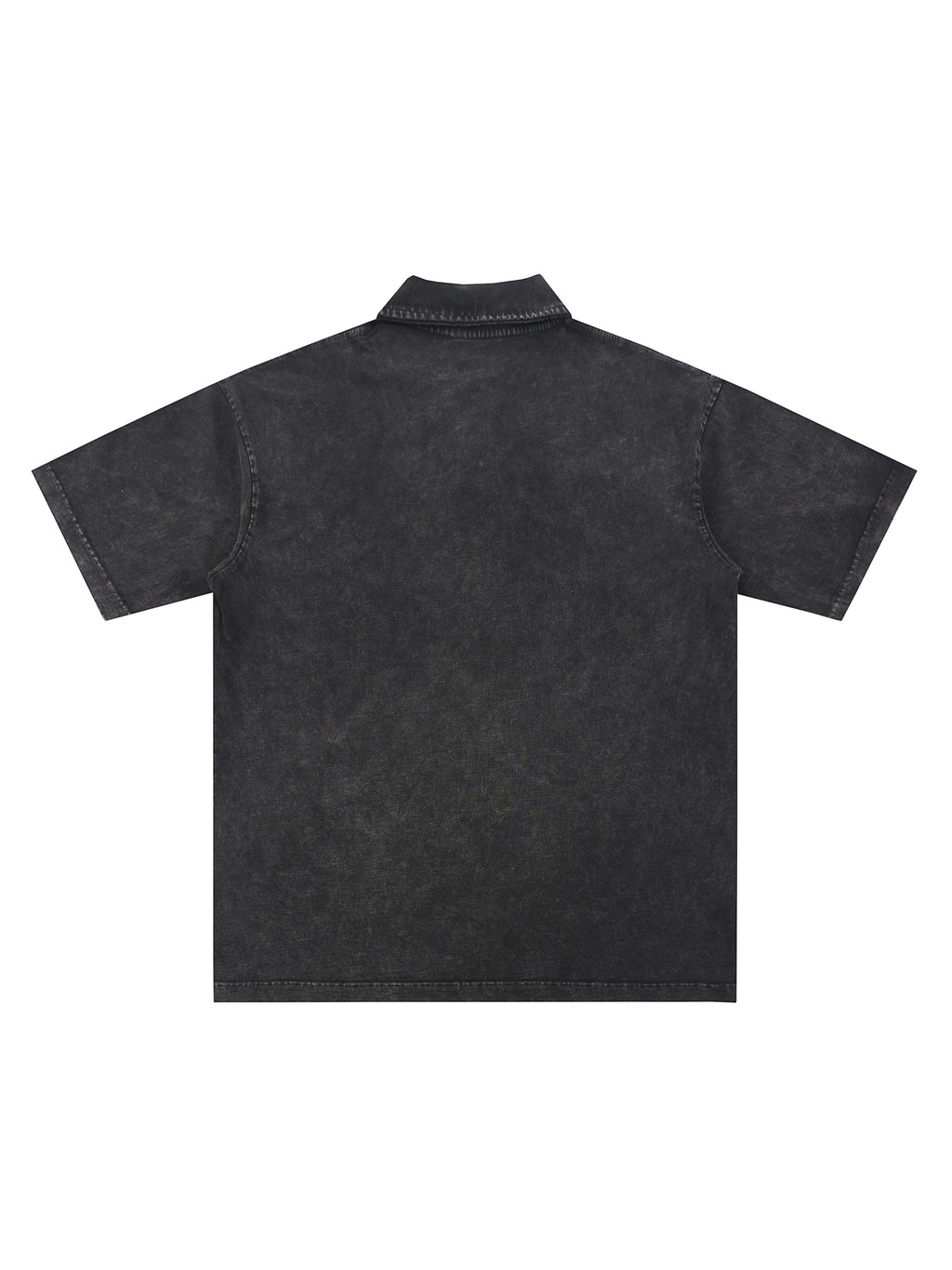 Dove + Deer Espressotini Heavyweight Snow-Washed Polo T-Shirt