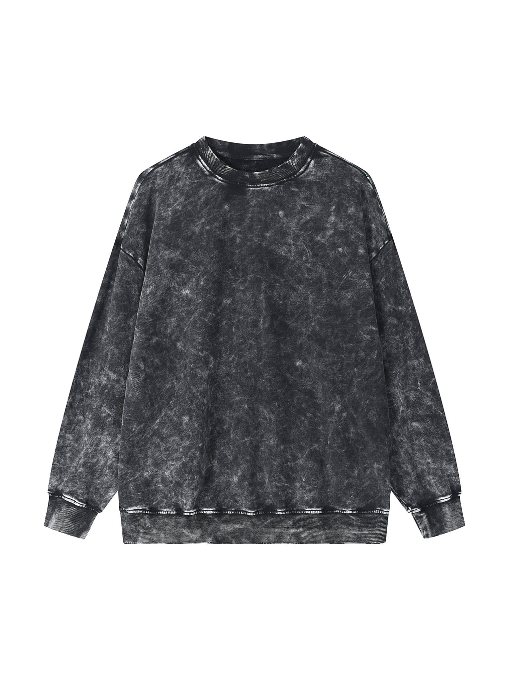 Snow Washed Hand-Frayed Sweatshirt