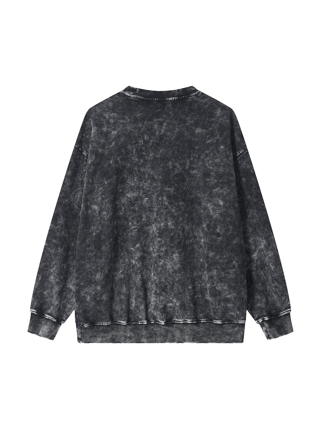 Espressotini Snow Washed Hand-Frayed Sweatshirt