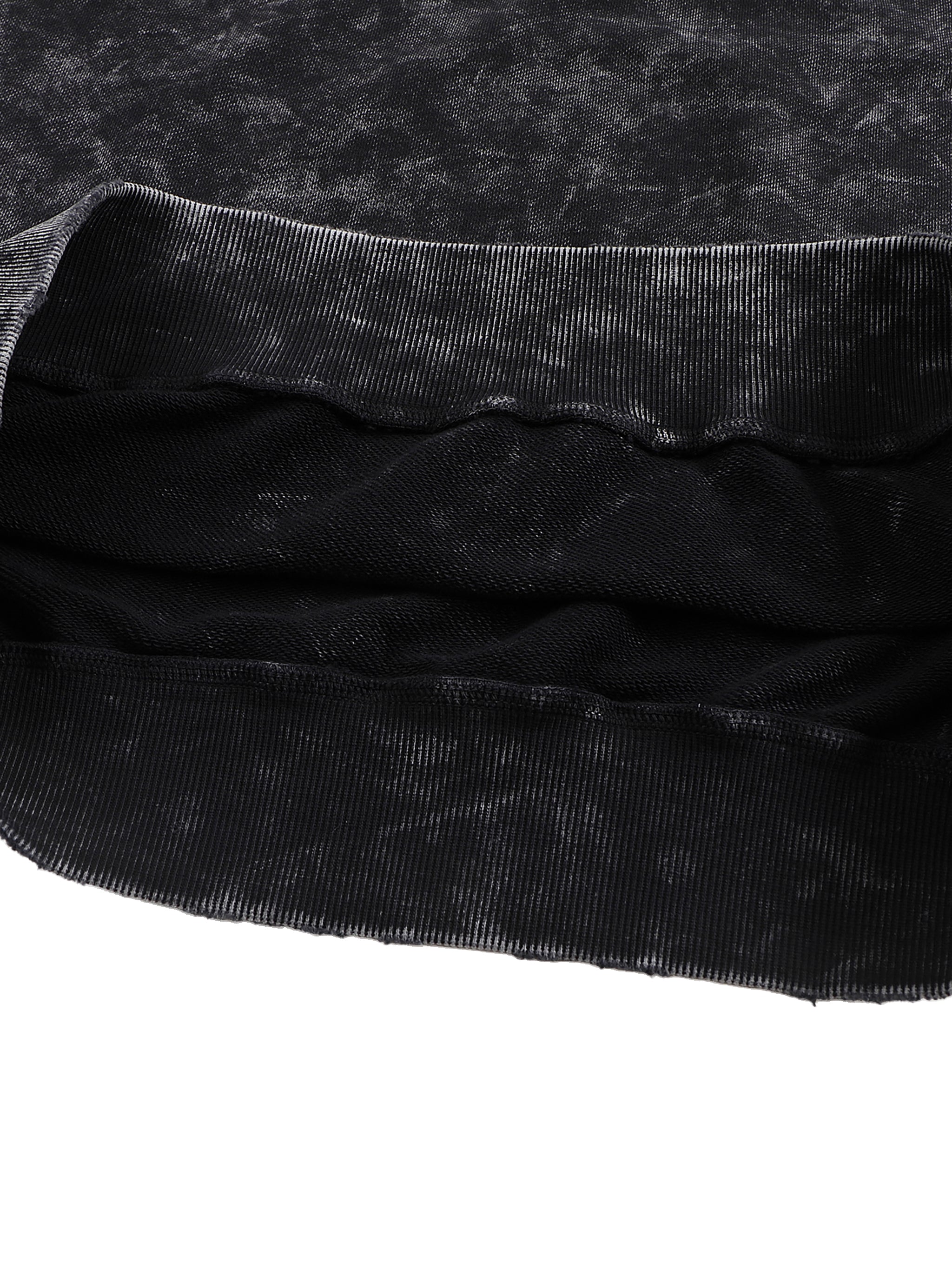 Bumbles Bee Snow Washed Hand-Frayed Sweatshirt