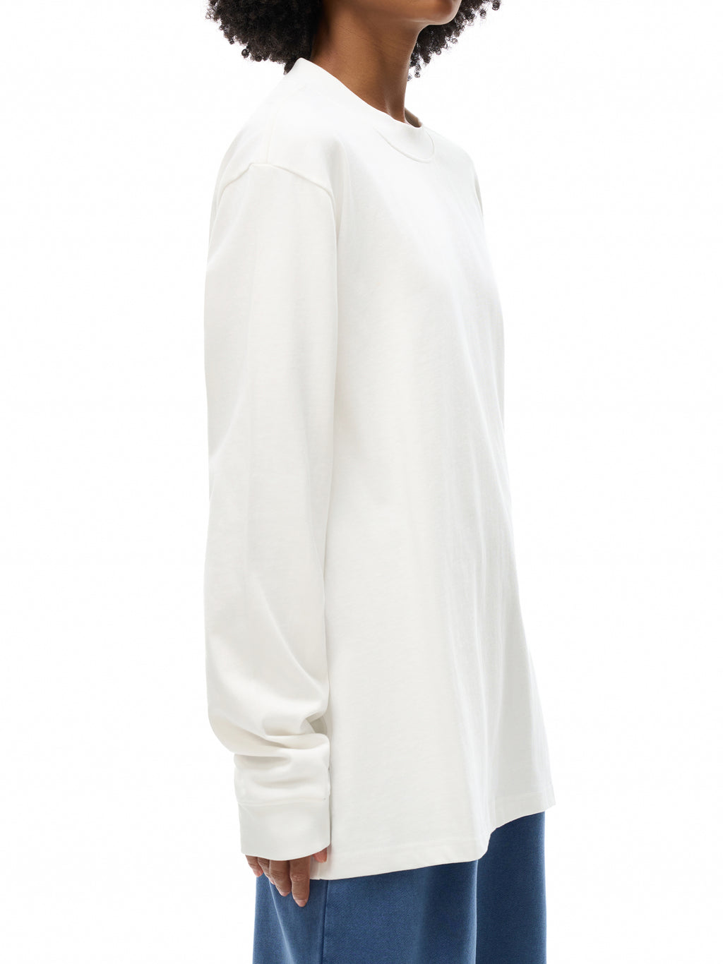 Bumbles Stitched Logo Essential Non-Shrink Mock Neck Sweatshirt