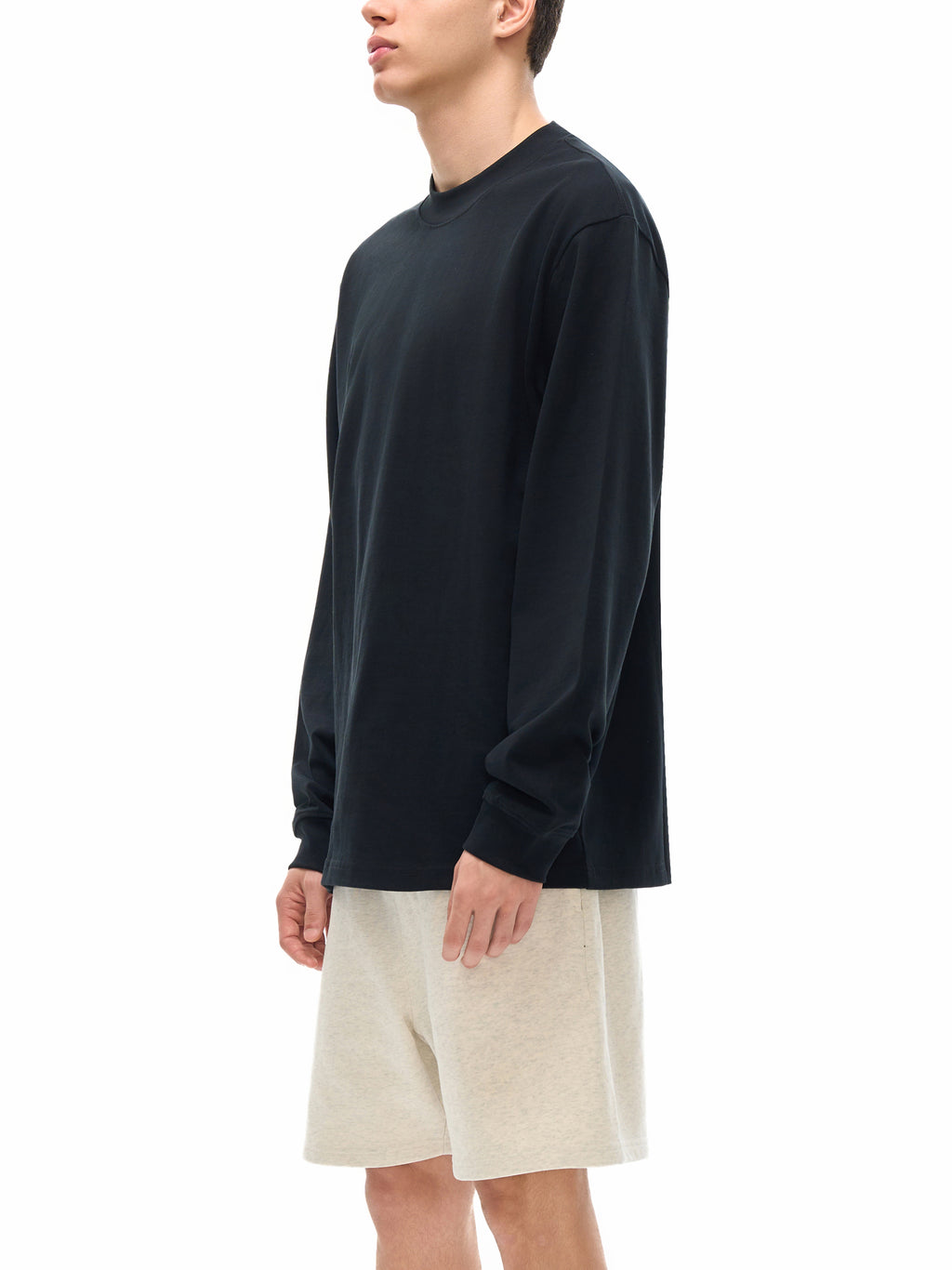 AHS Stained Glass- Blue Leaf Back- Non-Shrink Mock Neck Sweatshirt