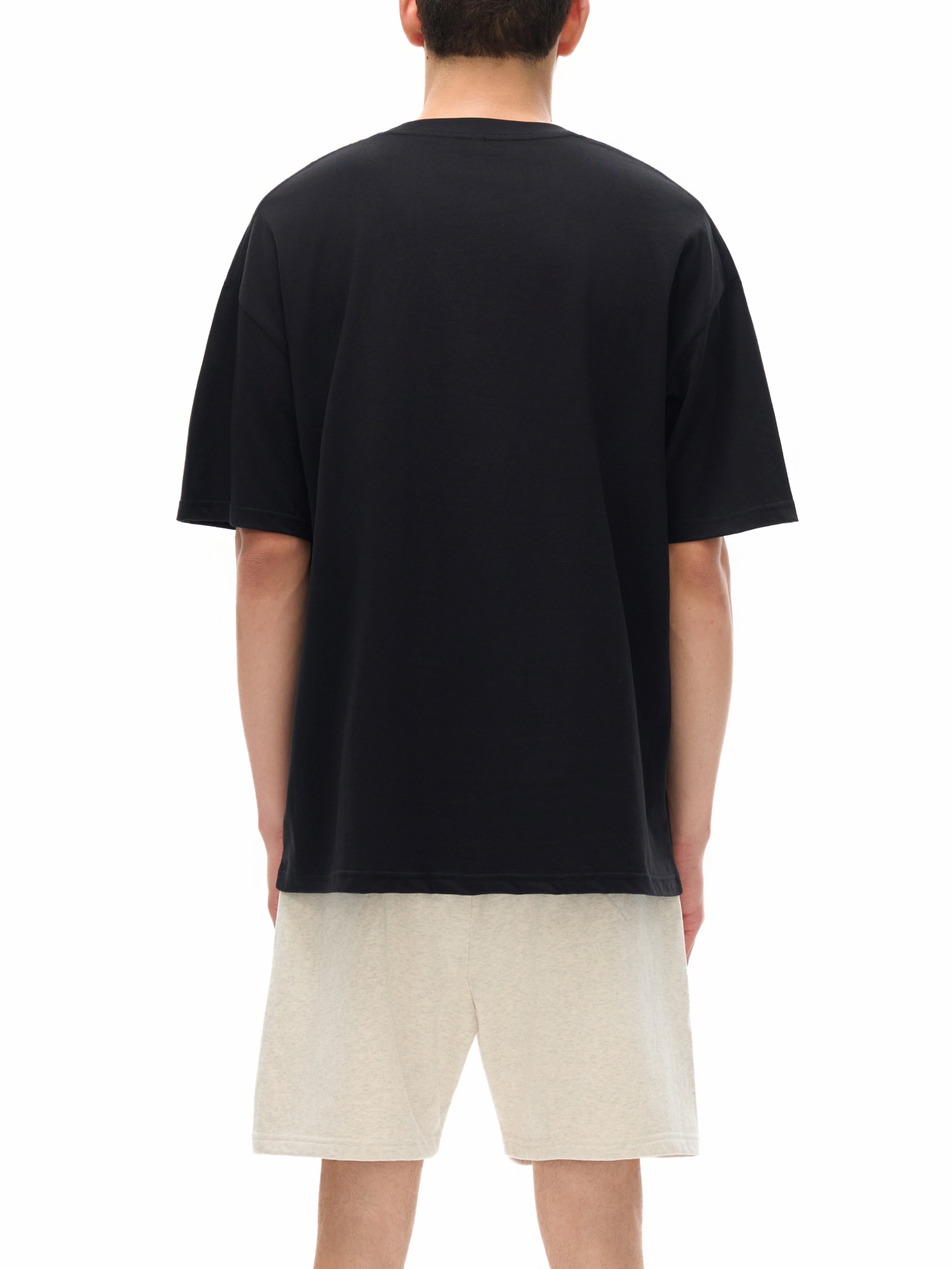 Oatmeal Streetwear Loose Drop Shoulder T-Shirt