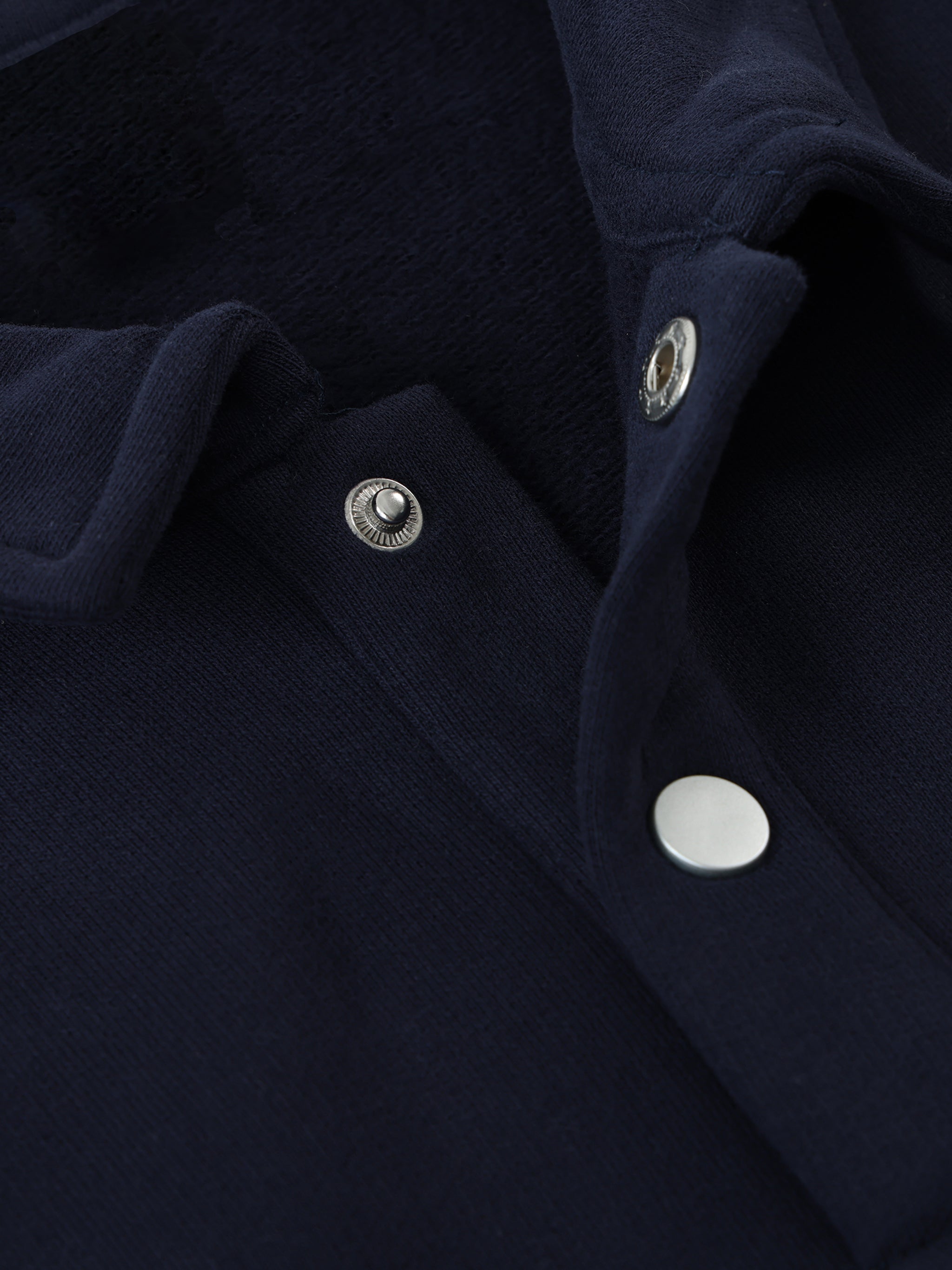 Torch Back/ Falcon Front Stained Glass Heavyweight Polo-Collar Sweatshirt