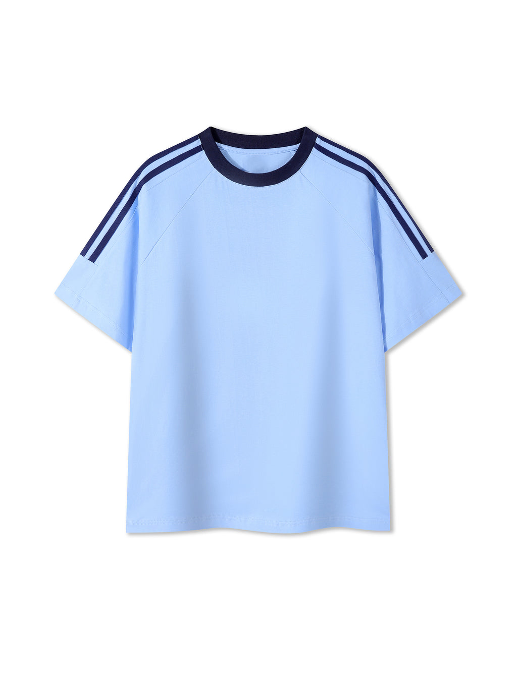 Bumbles Logo Contrast Tape Crewneck Cotton T-Shirt