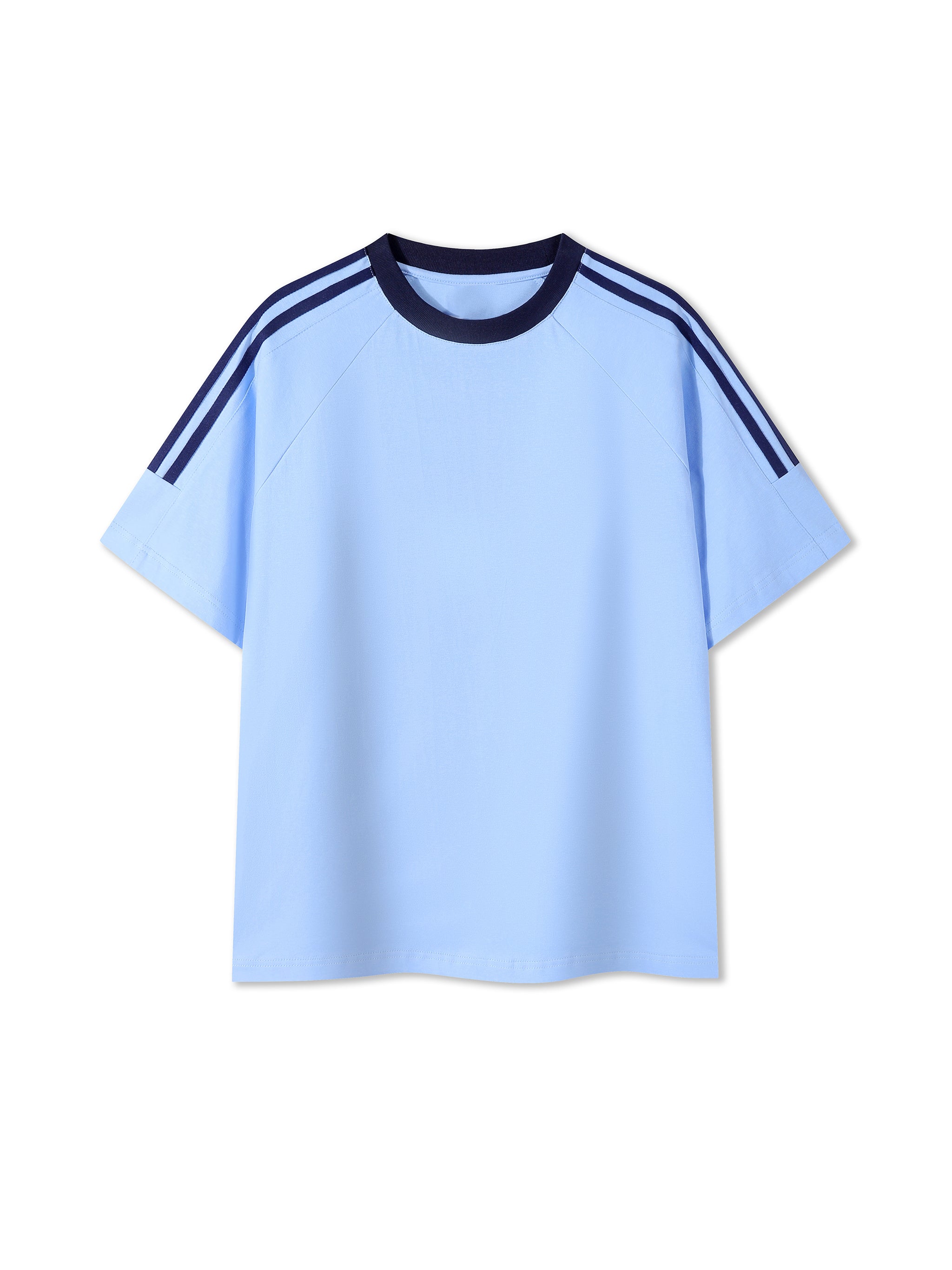 Bumbles Logo Contrast Tape Crewneck Cotton T-Shirt