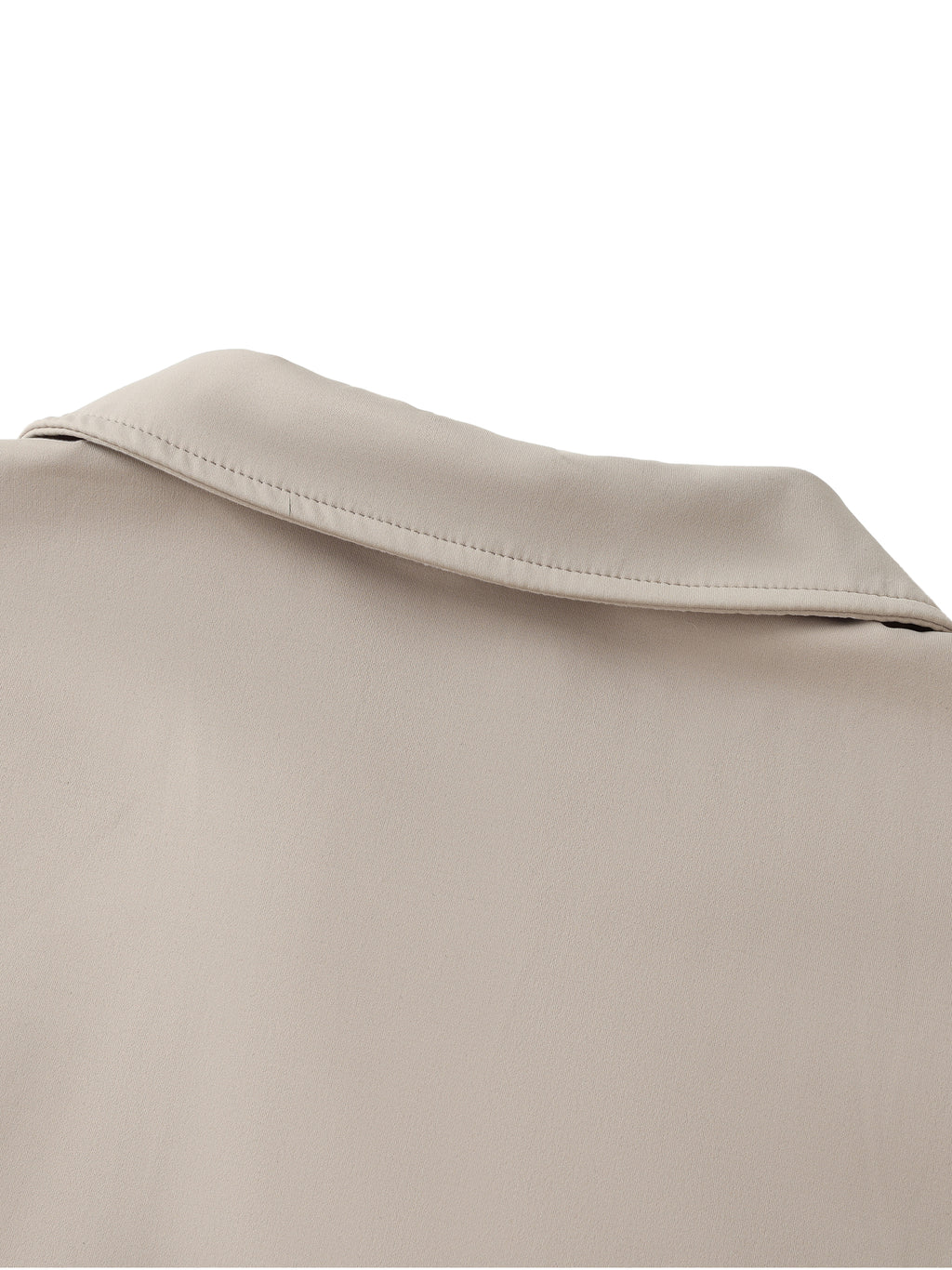 Dove + Deer Logo V-Neck Lapel Crop Top